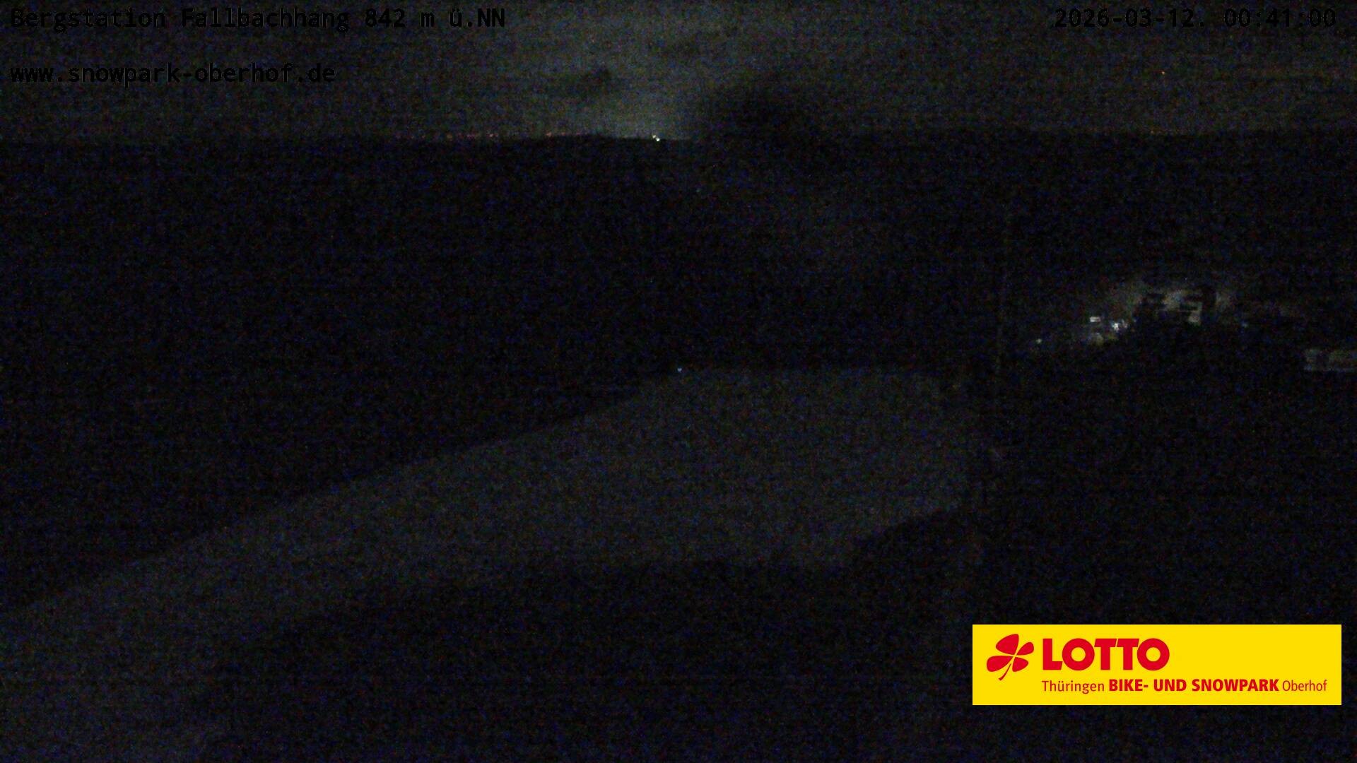 Archiv Foto Webcam Oberhof: Sessellift Fallbachhang Bergstation