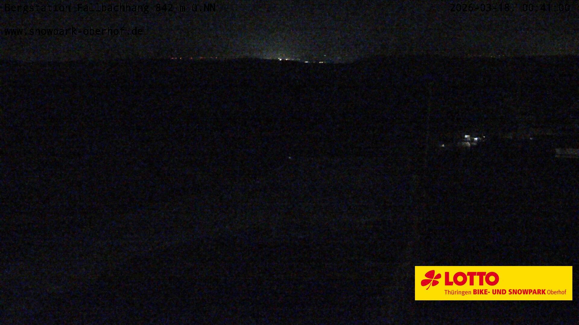 Archiv Foto Webcam Oberhof: Sessellift Fallbachhang Bergstation