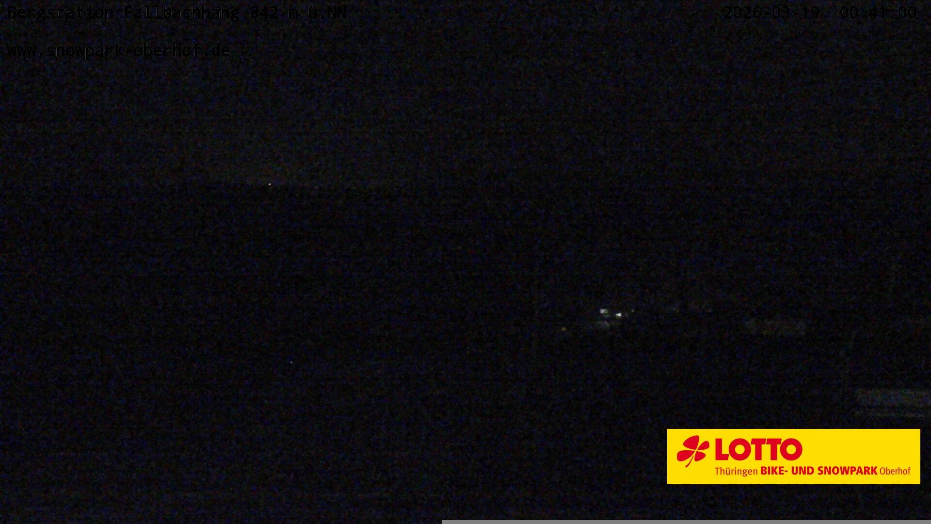 Archiv Foto Webcam Oberhof: Sessellift Fallbachhang Bergstation