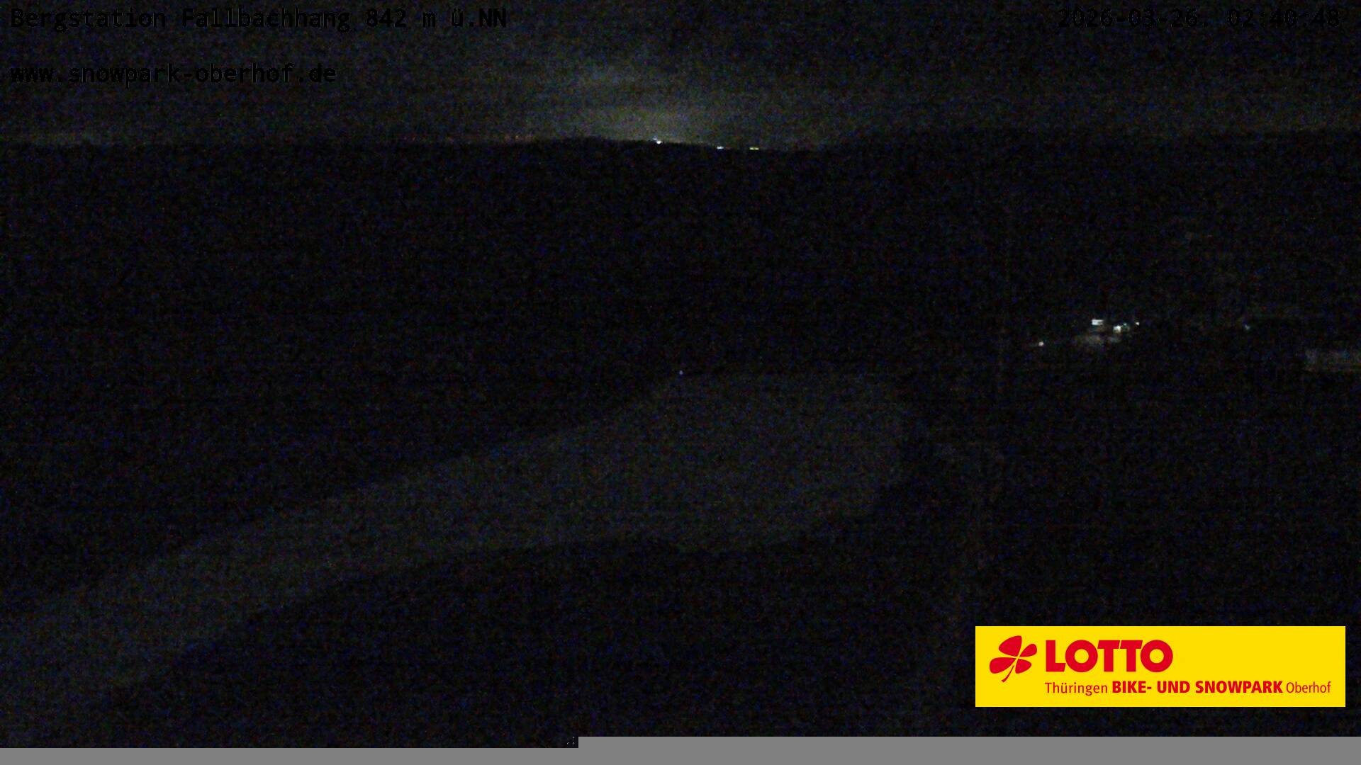 Archiv Foto Webcam Oberhof: Sessellift Fallbachhang Bergstation