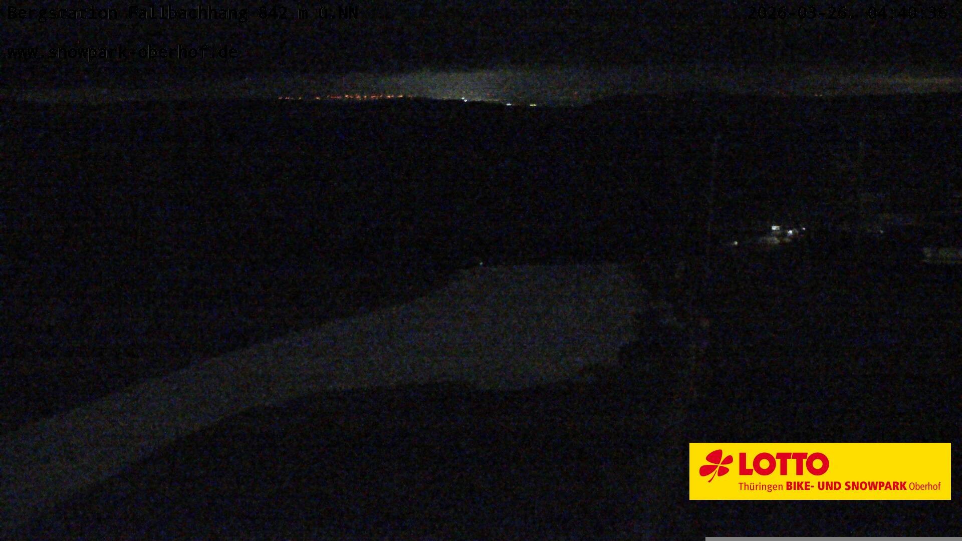 Archiv Foto Webcam Oberhof: Sessellift Fallbachhang Bergstation