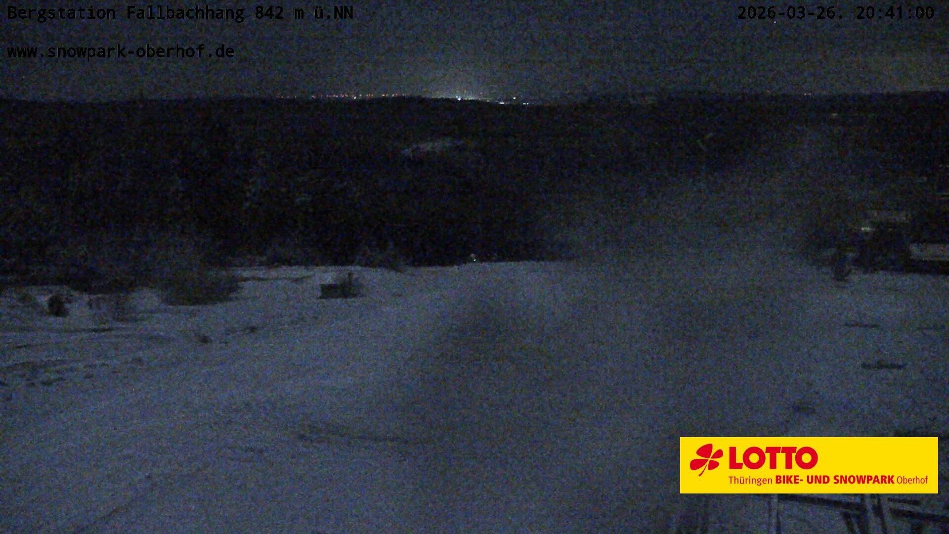 Archiv Foto Webcam Oberhof: Sessellift Fallbachhang Bergstation