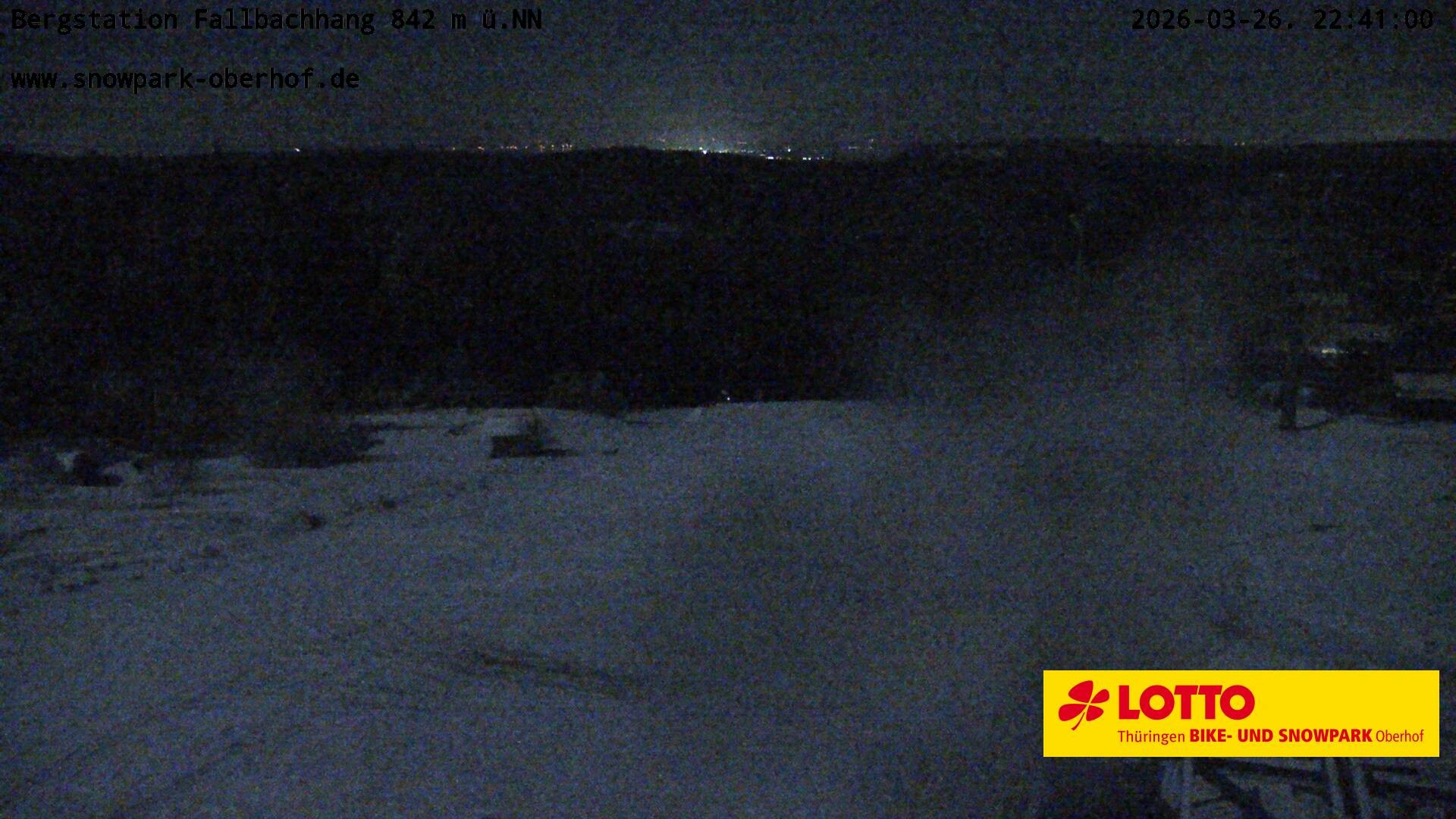 Archiv Foto Webcam Oberhof: Sessellift Fallbachhang Bergstation