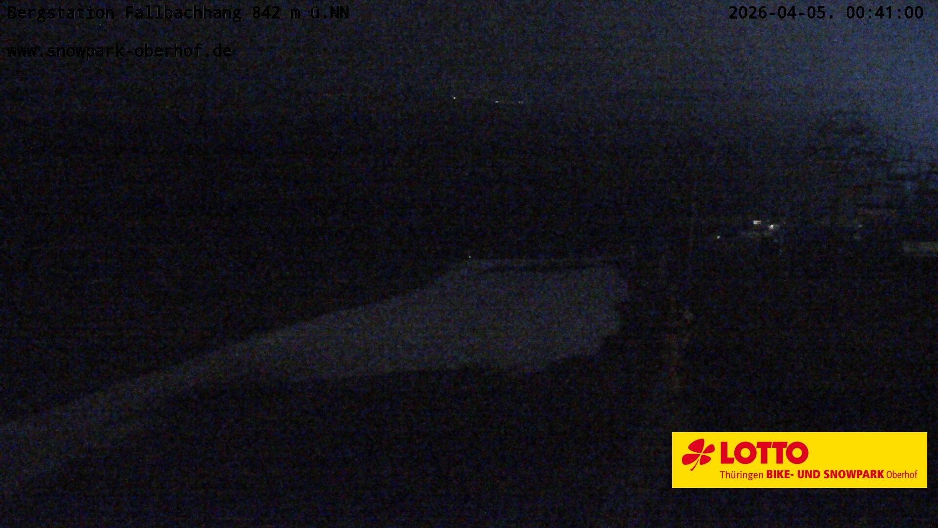 Archived image Webcam Oberhof: Chair Lift Fallbachhang