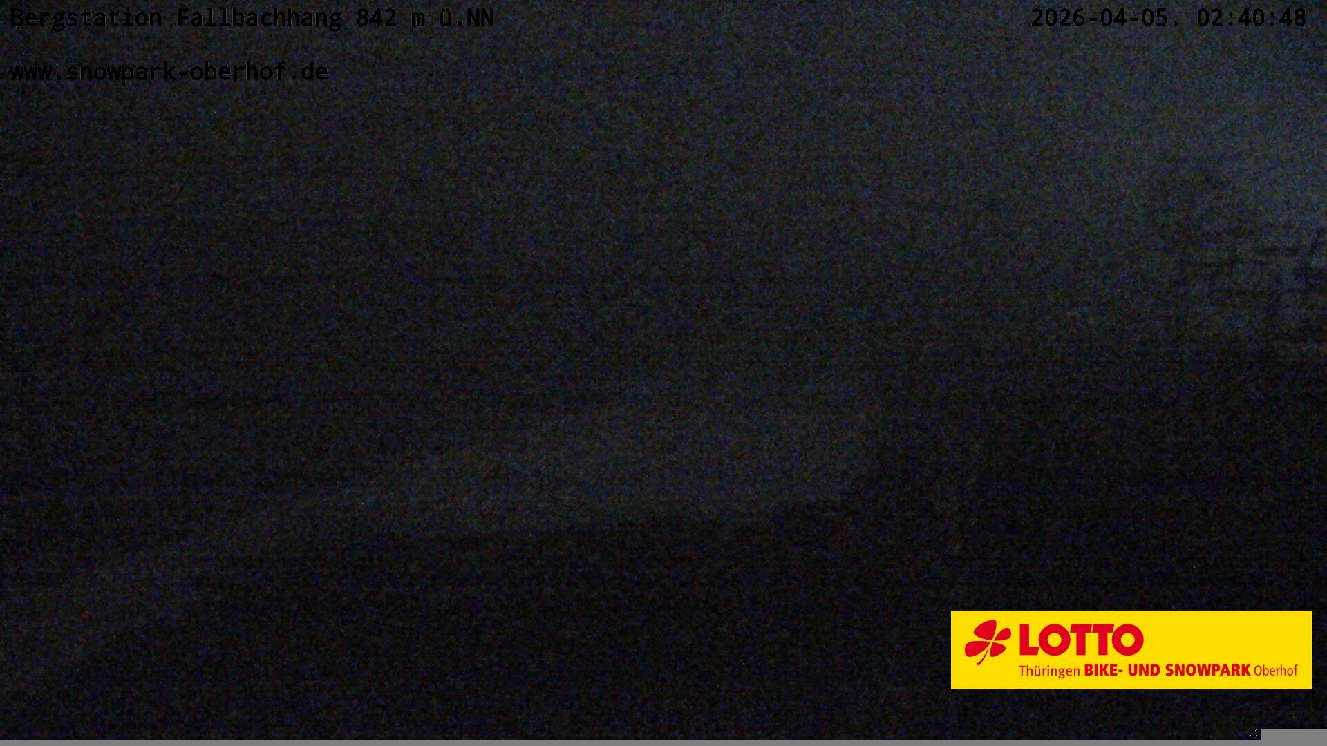 Archived image Webcam Oberhof: Chair Lift Fallbachhang