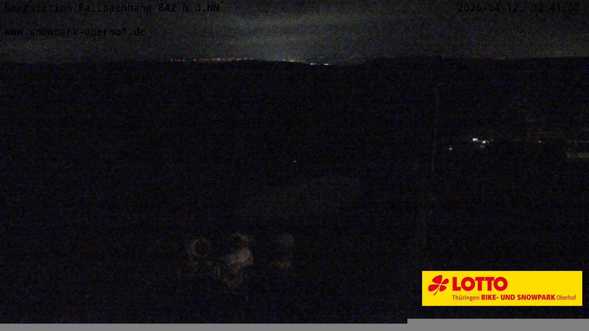 Archiv Foto Webcam Oberhof: Sessellift Fallbachhang Bergstation