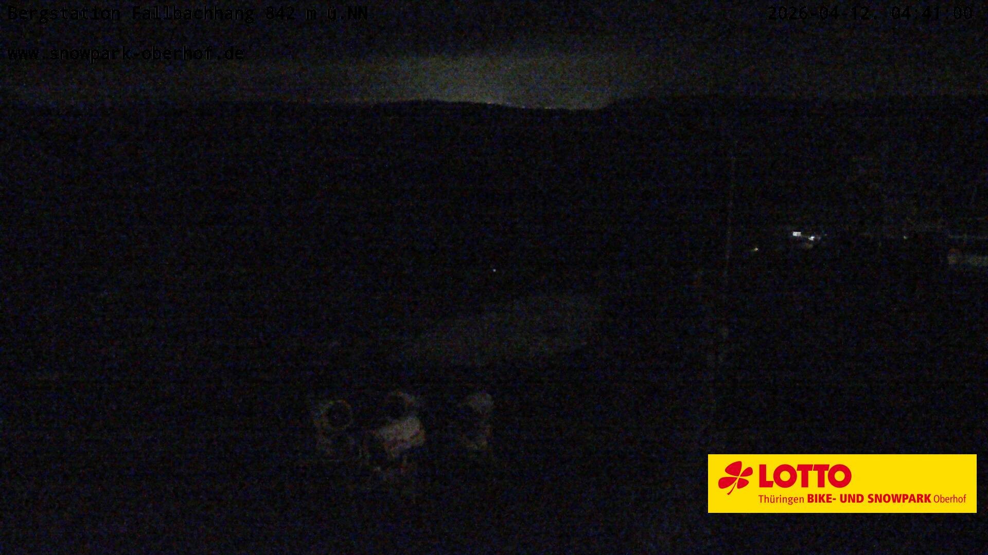 Archiv Foto Webcam Oberhof: Sessellift Fallbachhang Bergstation