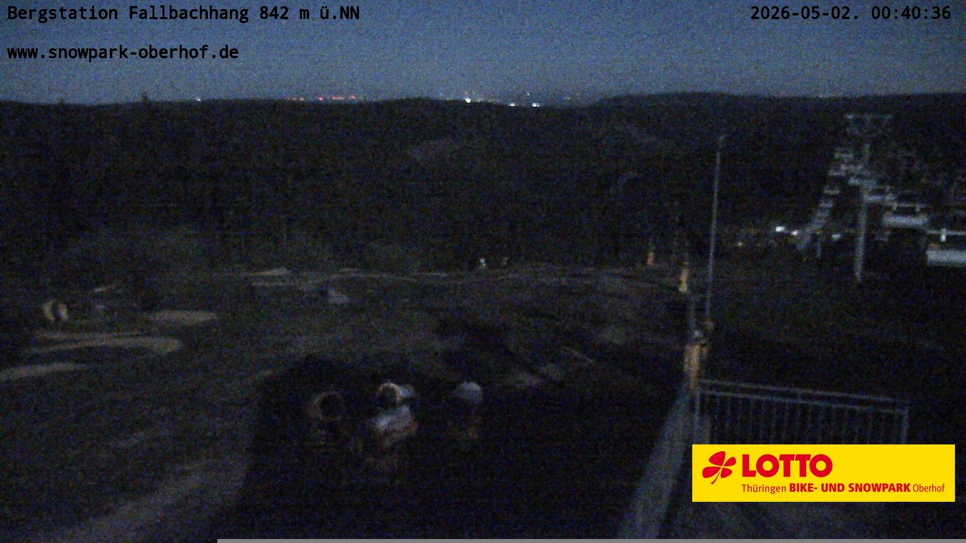 Archiv Foto Webcam Oberhof: Sessellift Fallbachhang Bergstation