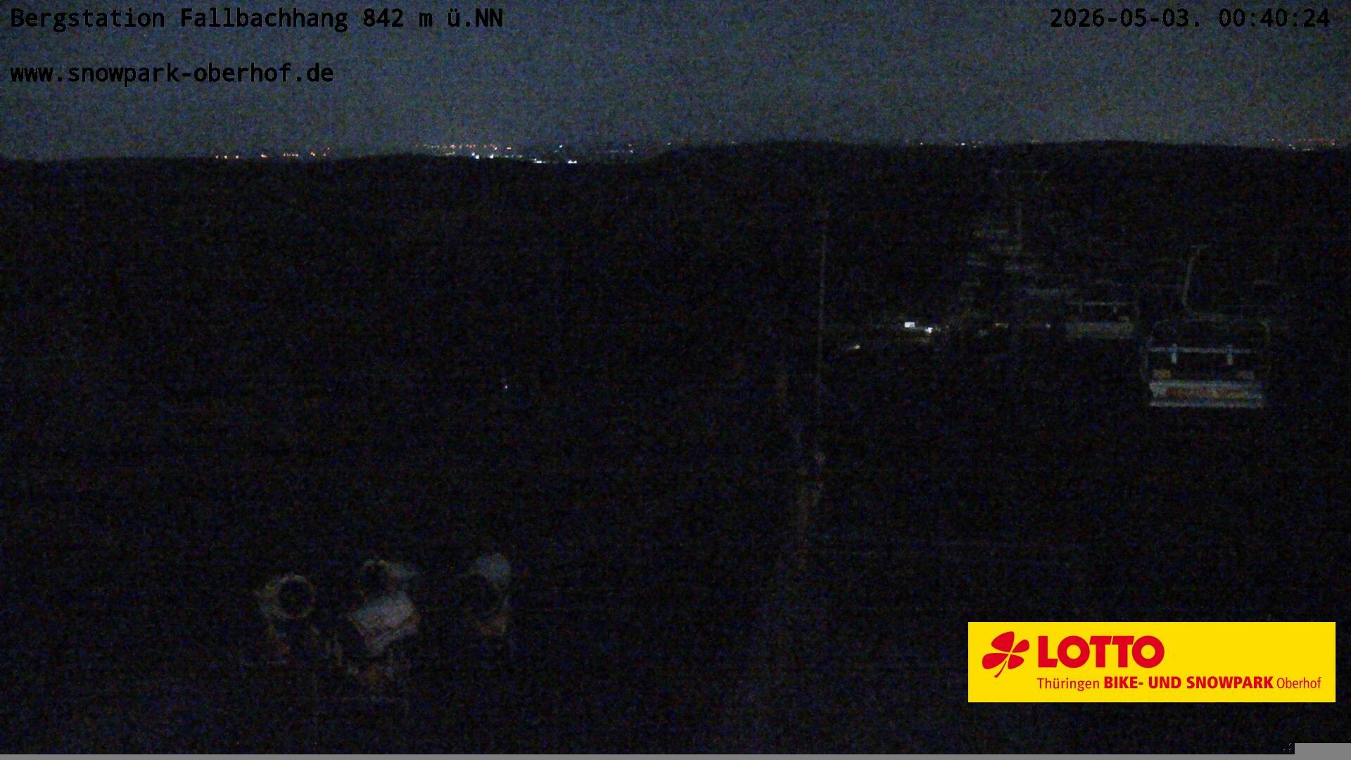 Archiv Foto Webcam Oberhof: Sessellift Fallbachhang Bergstation