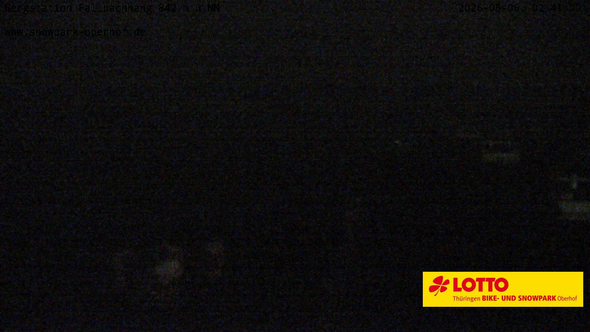 Archiv Foto Webcam Oberhof: Sessellift Fallbachhang Bergstation