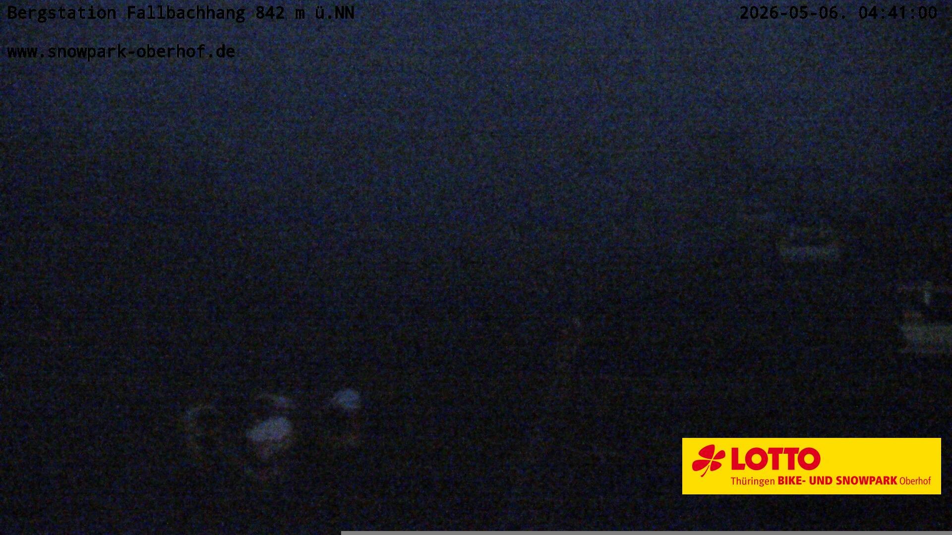 Archiv Foto Webcam Oberhof: Sessellift Fallbachhang Bergstation
