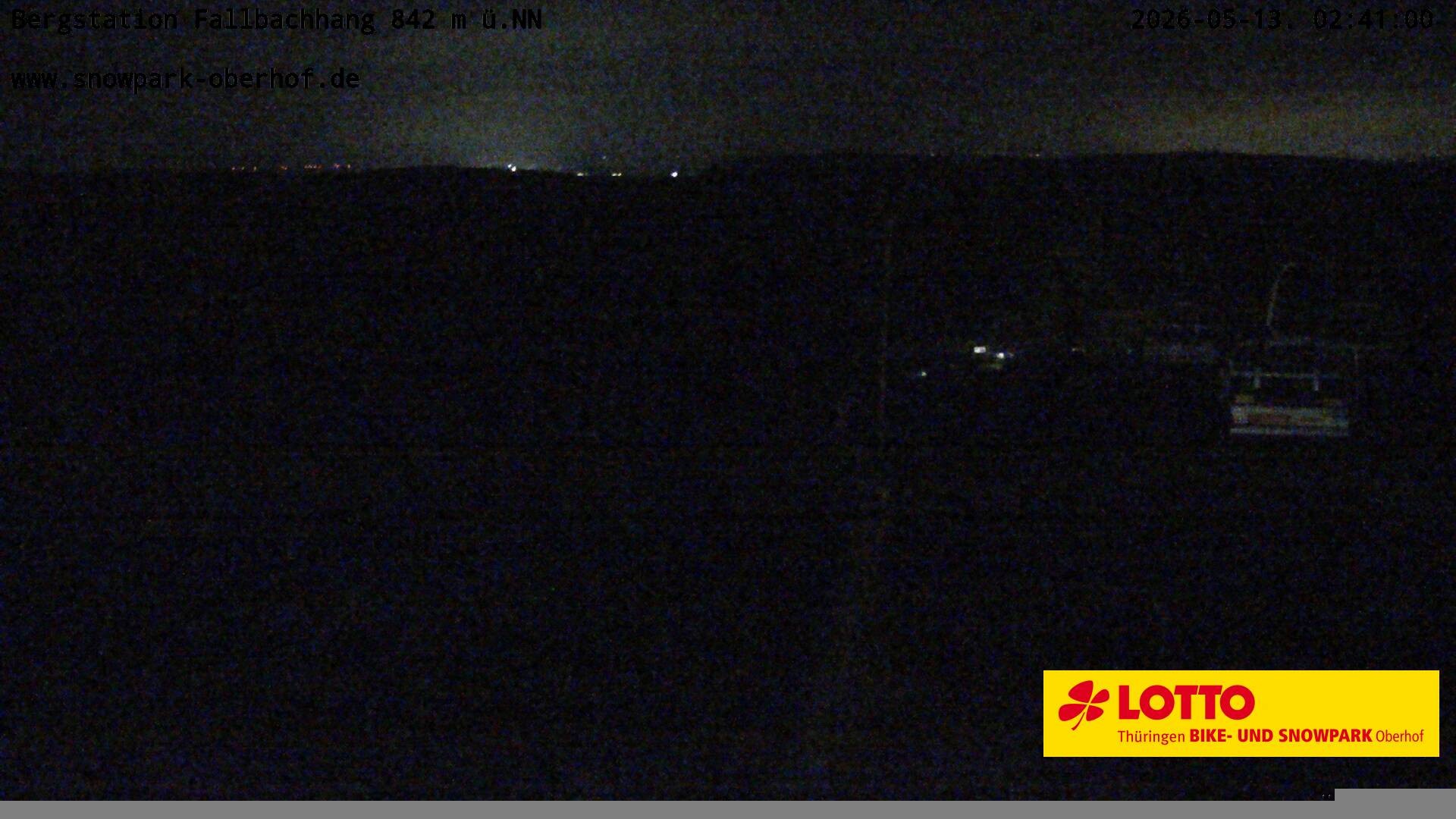 Archiv Foto Webcam Oberhof: Sessellift Fallbachhang Bergstation