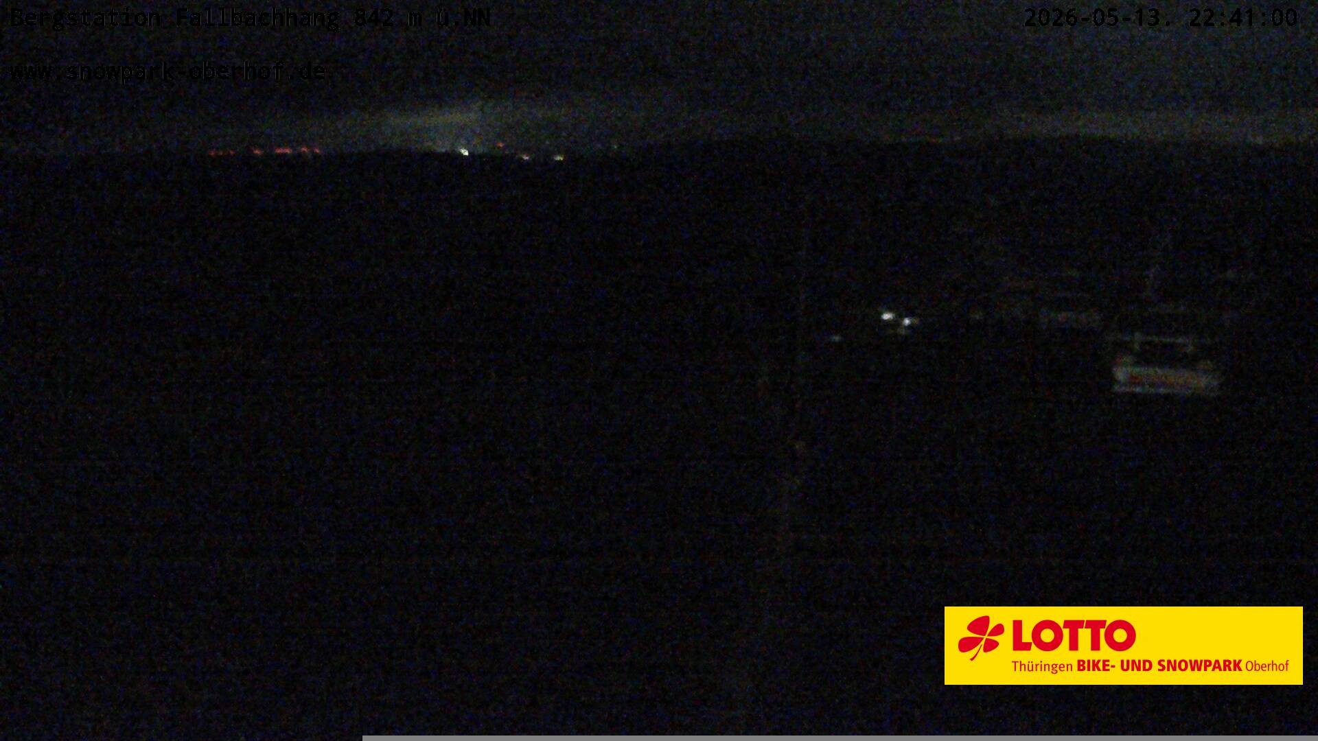 Archiv Foto Webcam Oberhof: Sessellift Fallbachhang Bergstation