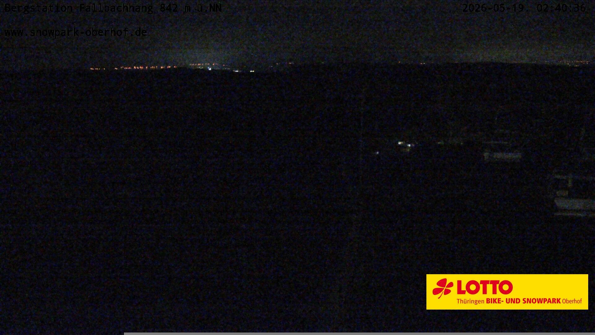 Archiv Foto Webcam Oberhof: Sessellift Fallbachhang Bergstation