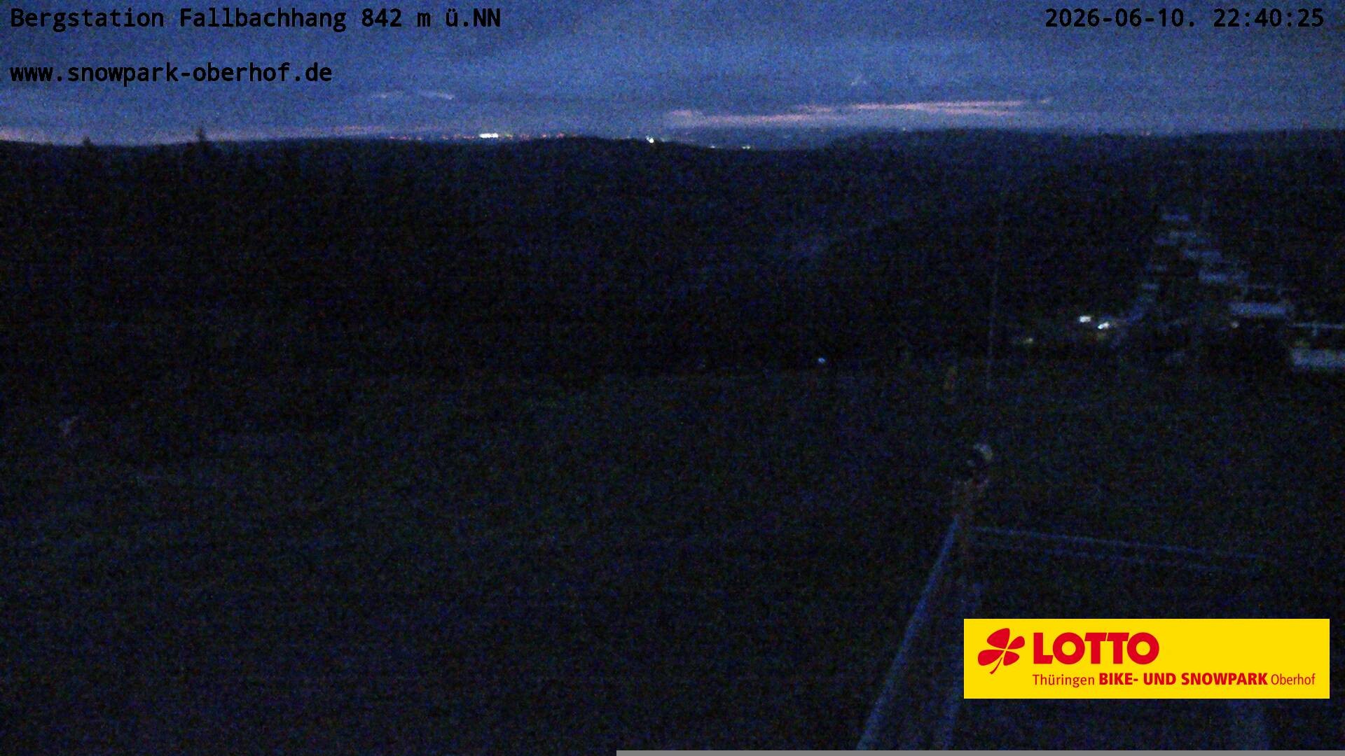 Archiv Foto Webcam Oberhof: Sessellift Fallbachhang Bergstation