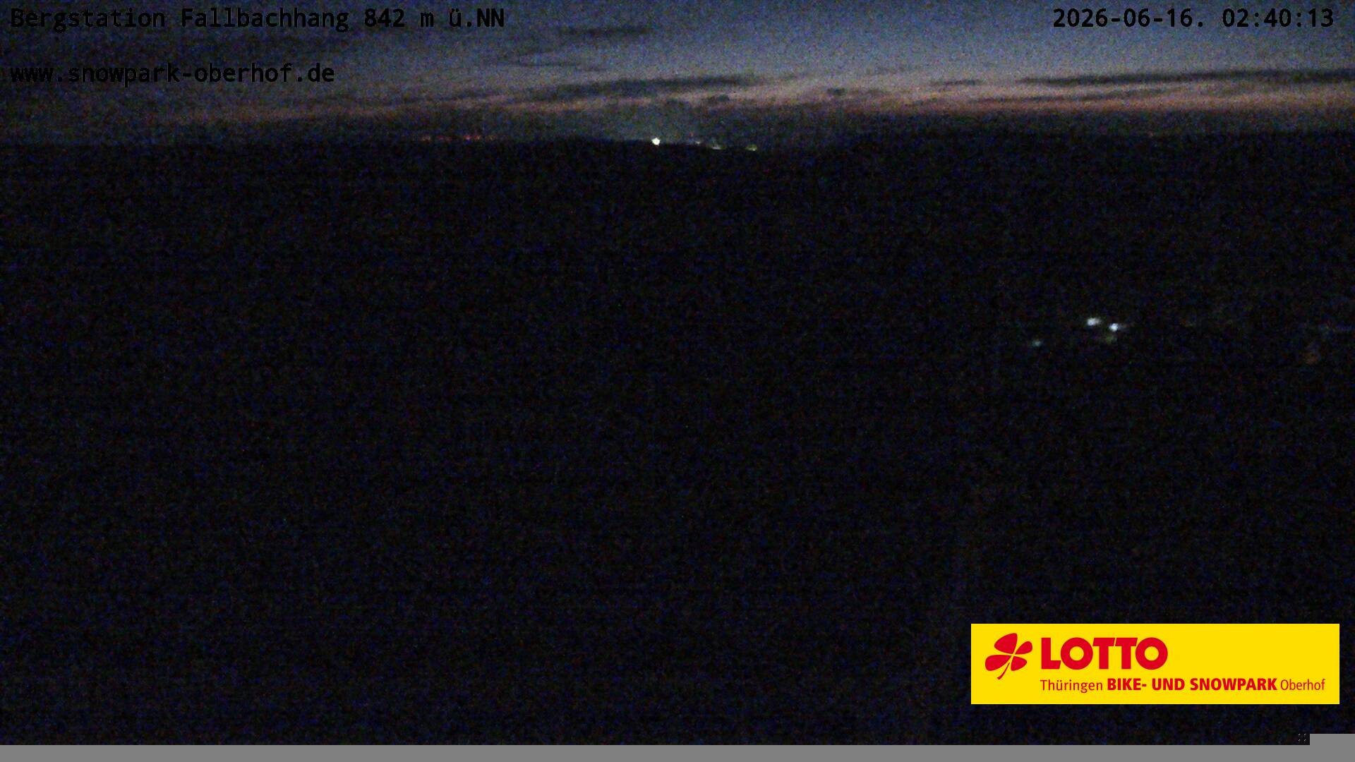 Archiv Foto Webcam Oberhof: Sessellift Fallbachhang Bergstation