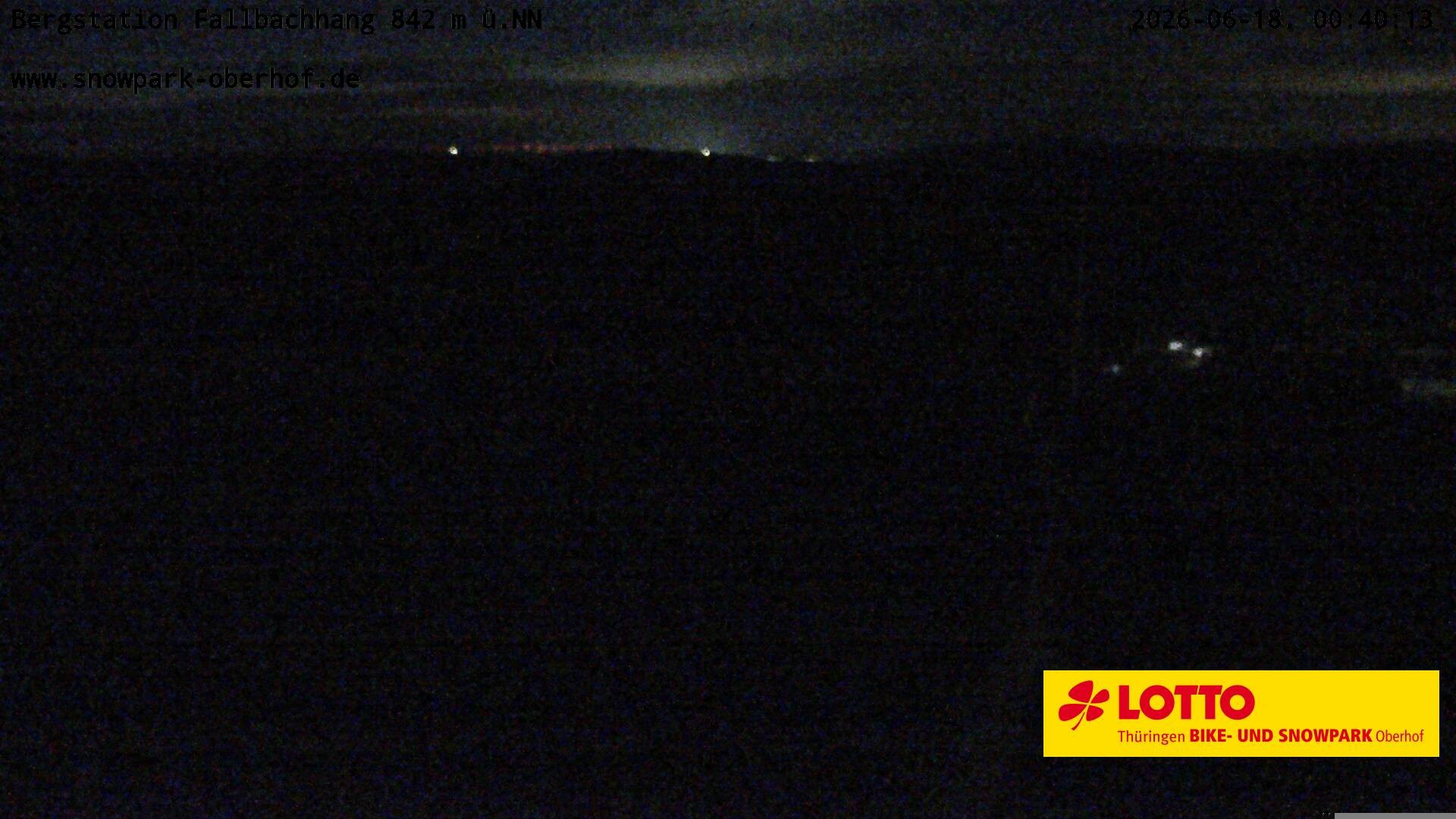 Archiv Foto Webcam Oberhof: Sessellift Fallbachhang Bergstation