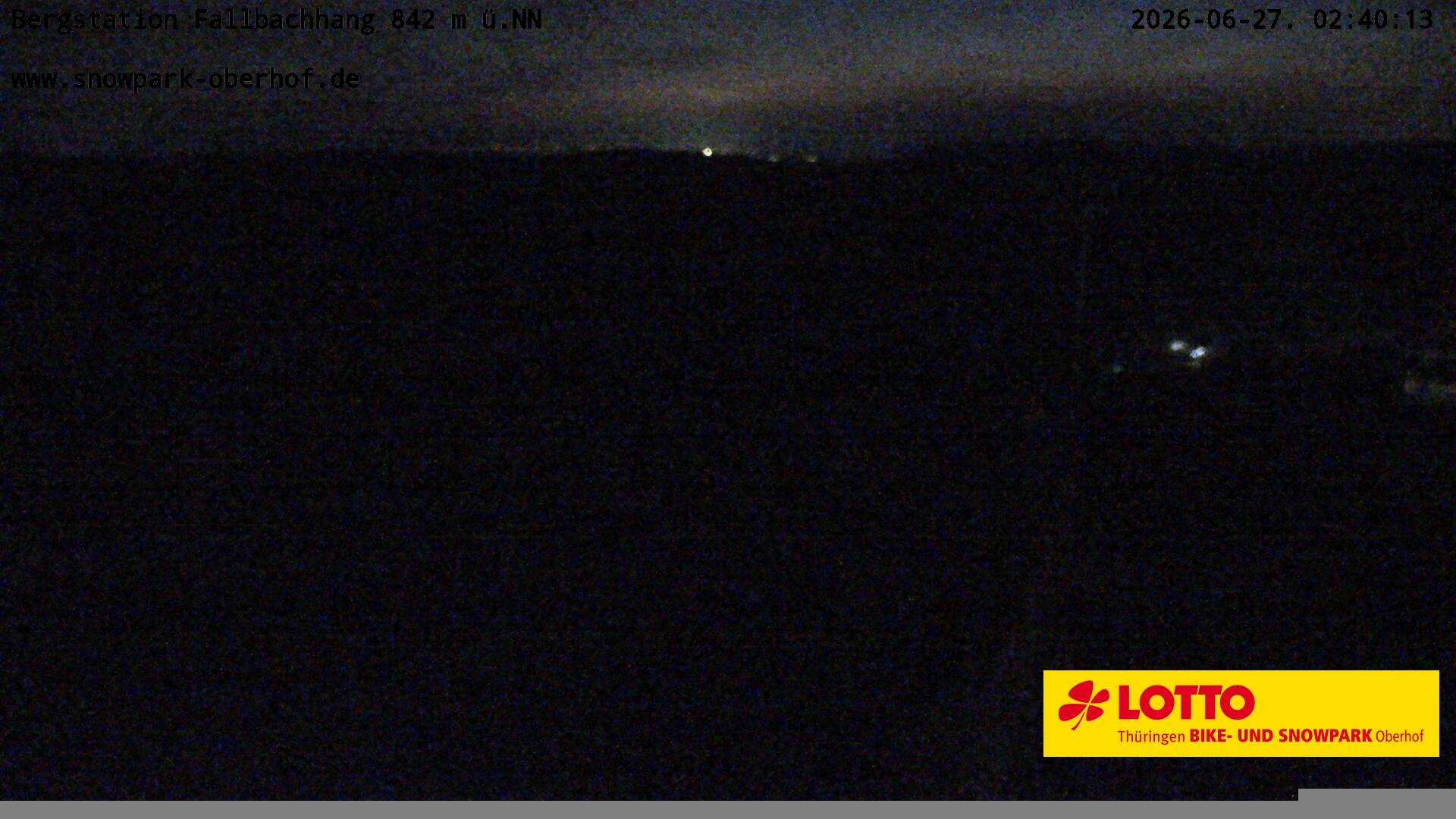 Archiv Foto Webcam Oberhof: Sessellift Fallbachhang Bergstation