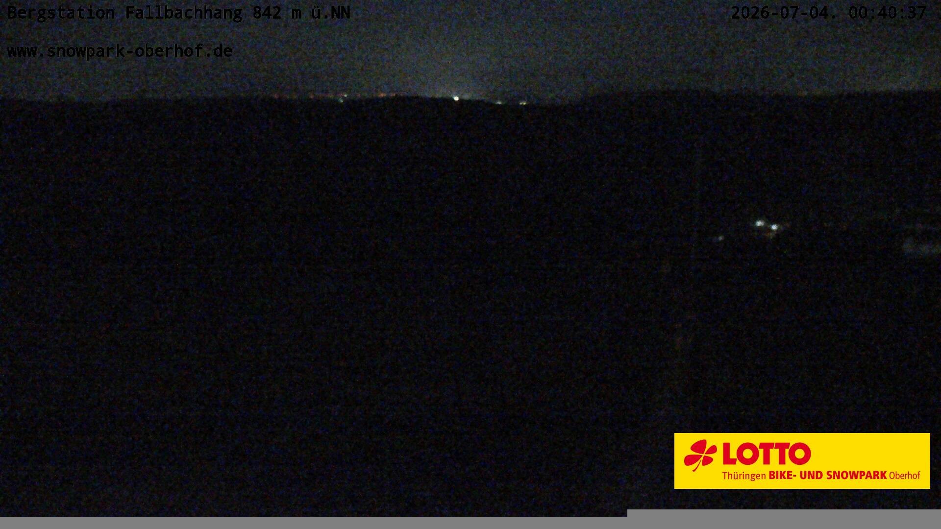 Archiv Foto Webcam Oberhof: Sessellift Fallbachhang Bergstation