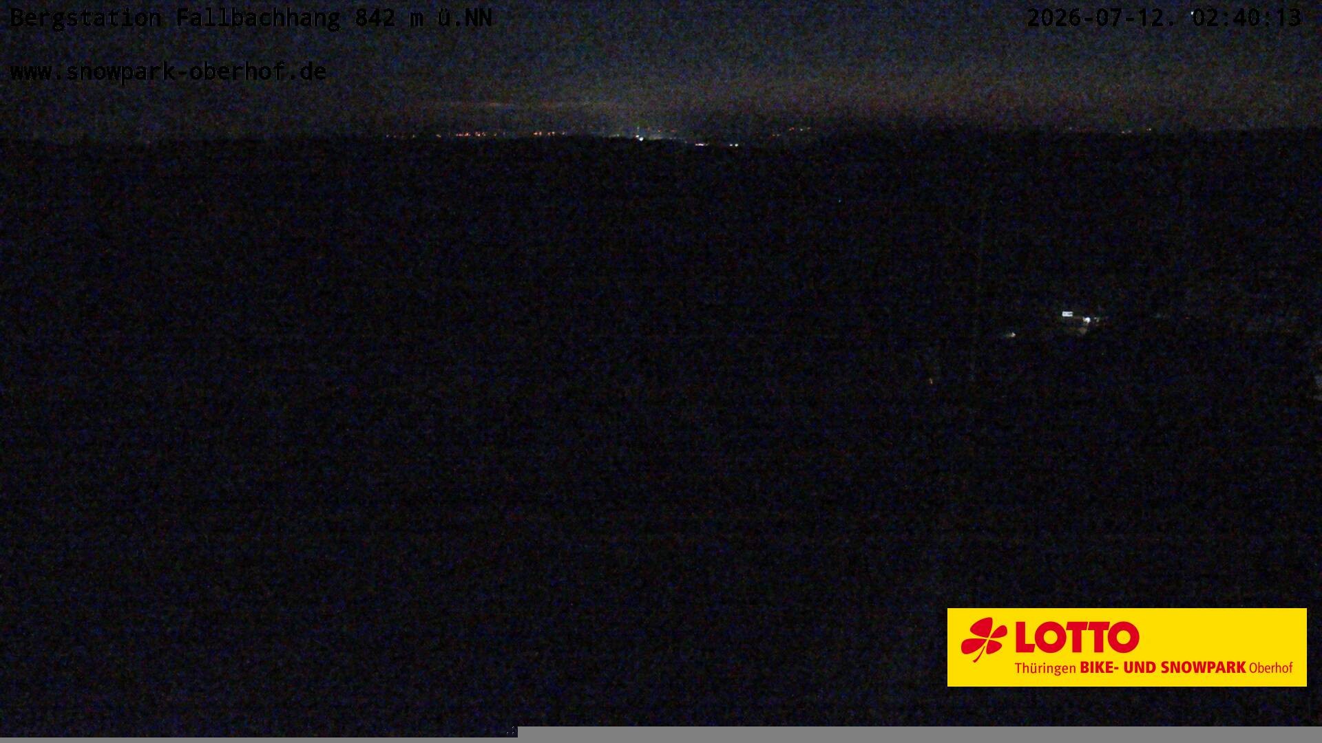 Archived image Webcam Oberhof: Chair Lift Fallbachhang