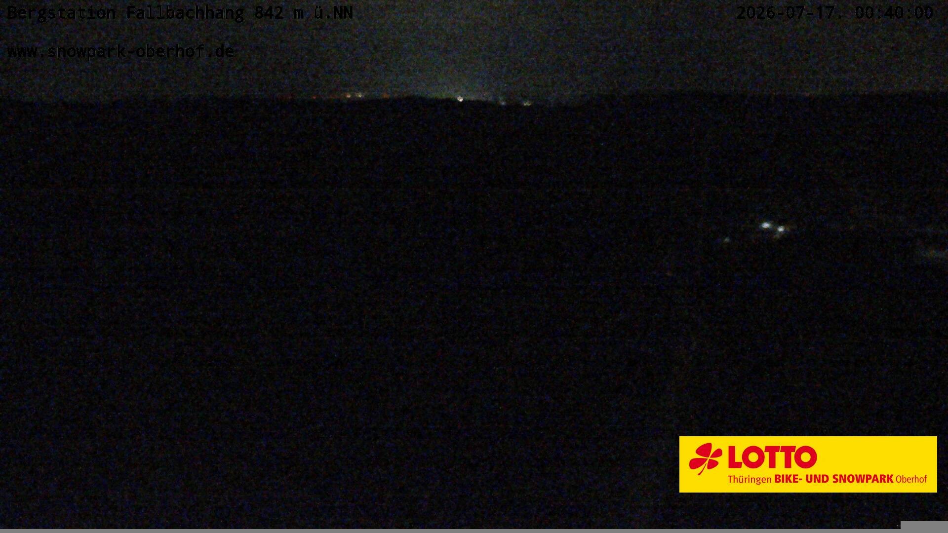 Archived image Webcam Oberhof: Chair Lift Fallbachhang