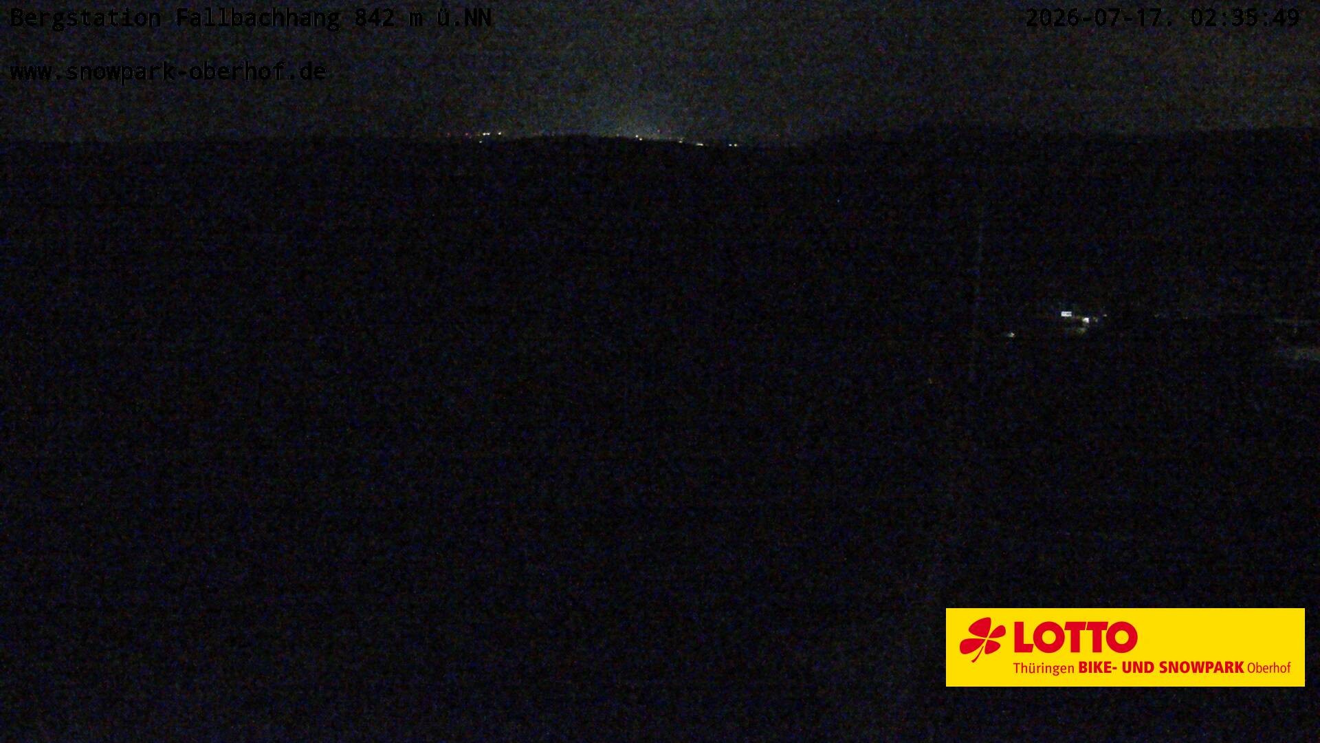Archived image Webcam Oberhof: Chair Lift Fallbachhang