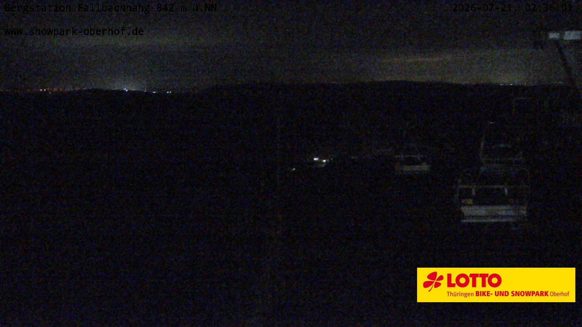 Archiv Foto Webcam Oberhof: Sessellift Fallbachhang Bergstation