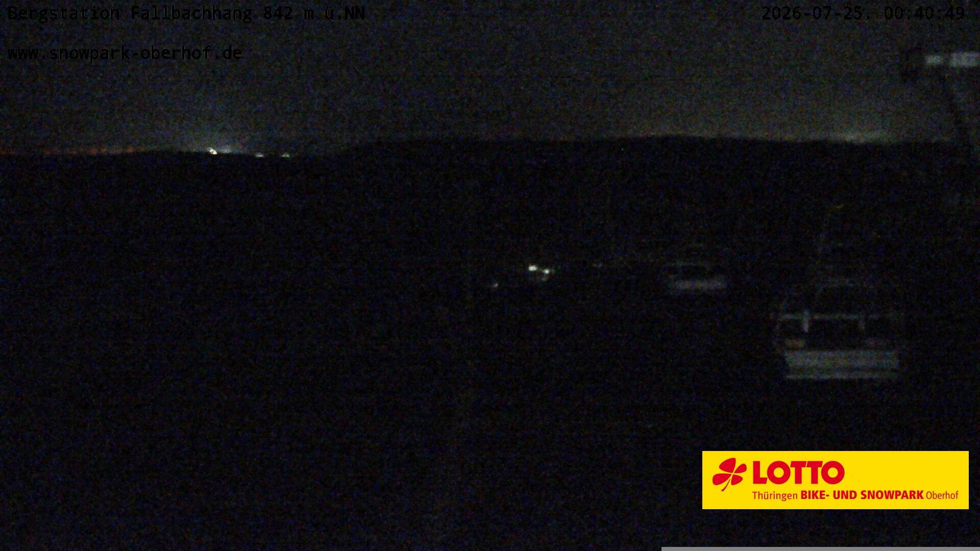 Archiv Foto Webcam Oberhof: Sessellift Fallbachhang Bergstation