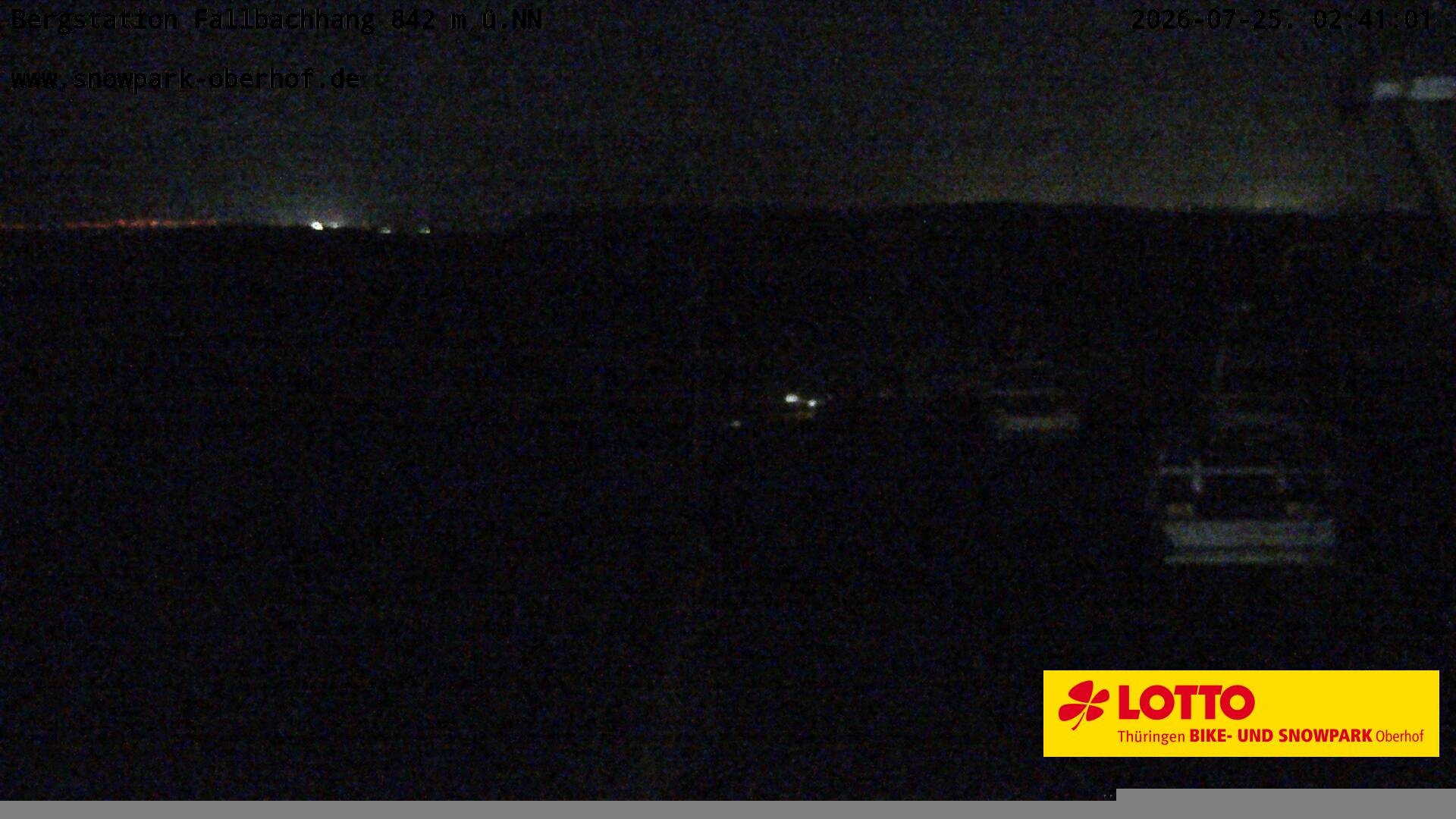 Archiv Foto Webcam Oberhof: Sessellift Fallbachhang Bergstation