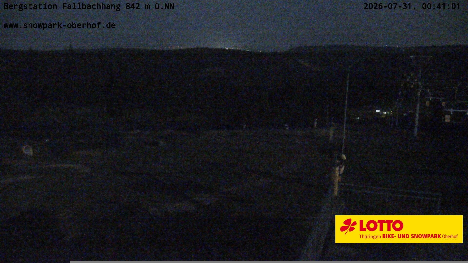 Archiv Foto Webcam Oberhof: Sessellift Fallbachhang Bergstation