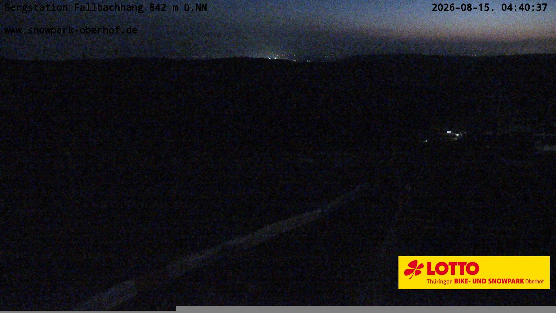 Archiv Foto Webcam Oberhof: Sessellift Fallbachhang Bergstation
