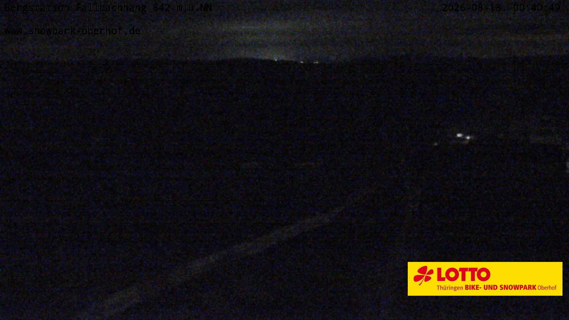 Archiv Foto Webcam Oberhof: Sessellift Fallbachhang Bergstation