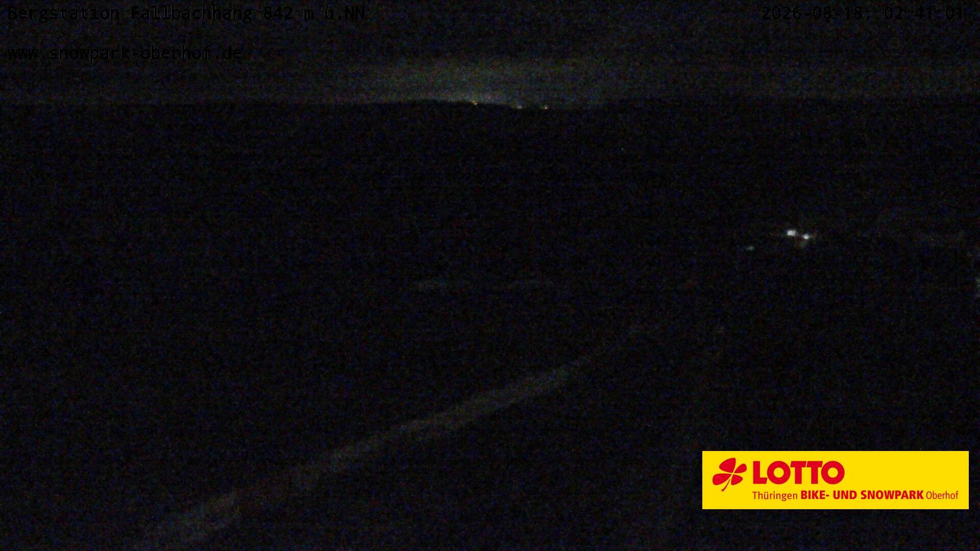 Archiv Foto Webcam Oberhof: Sessellift Fallbachhang Bergstation
