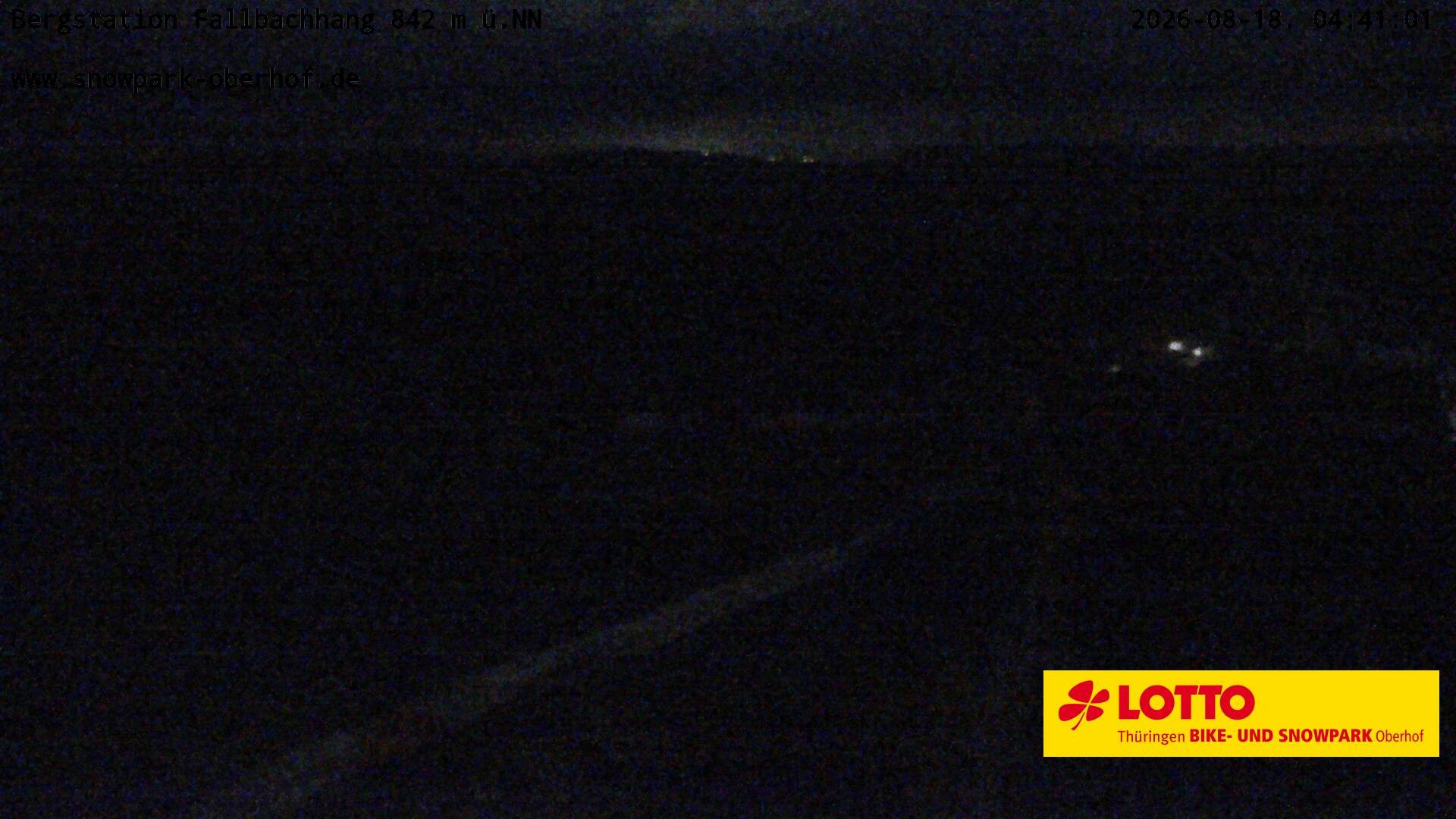 Archiv Foto Webcam Oberhof: Sessellift Fallbachhang Bergstation