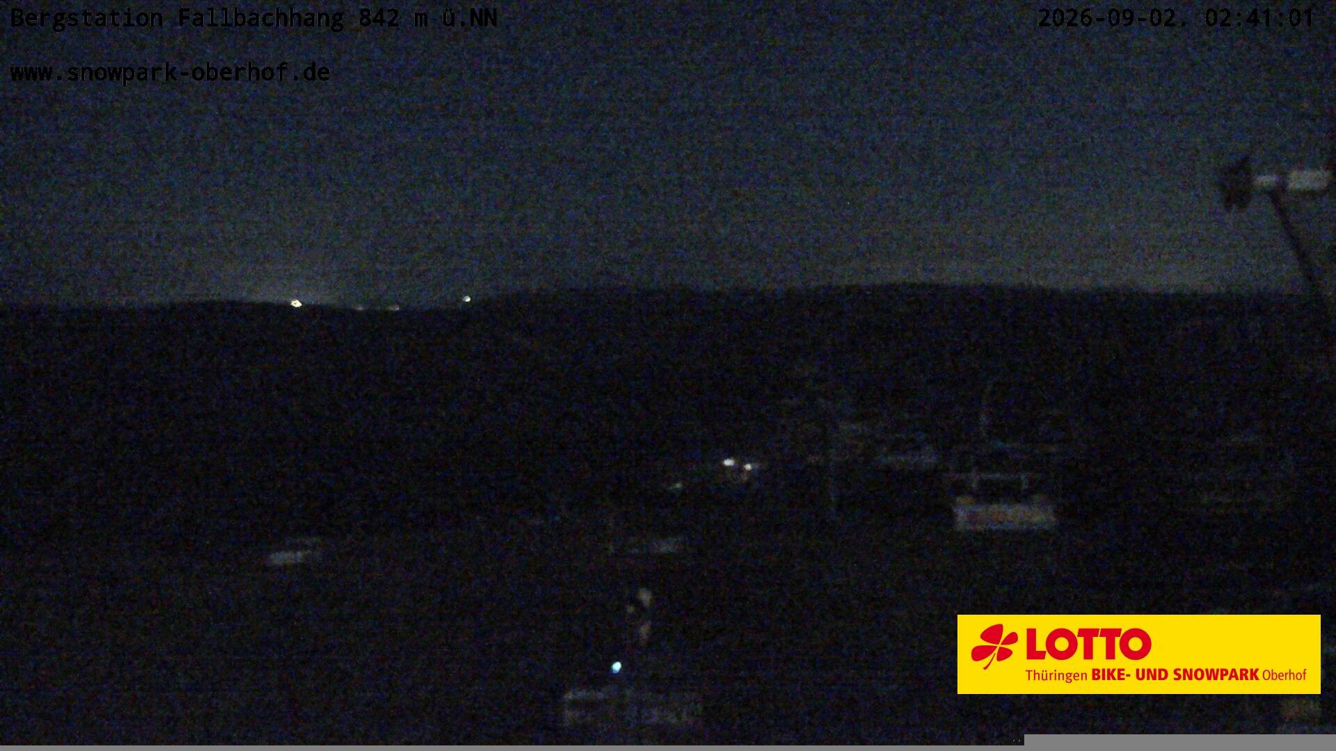 Archiv Foto Webcam Oberhof: Sessellift Fallbachhang Bergstation