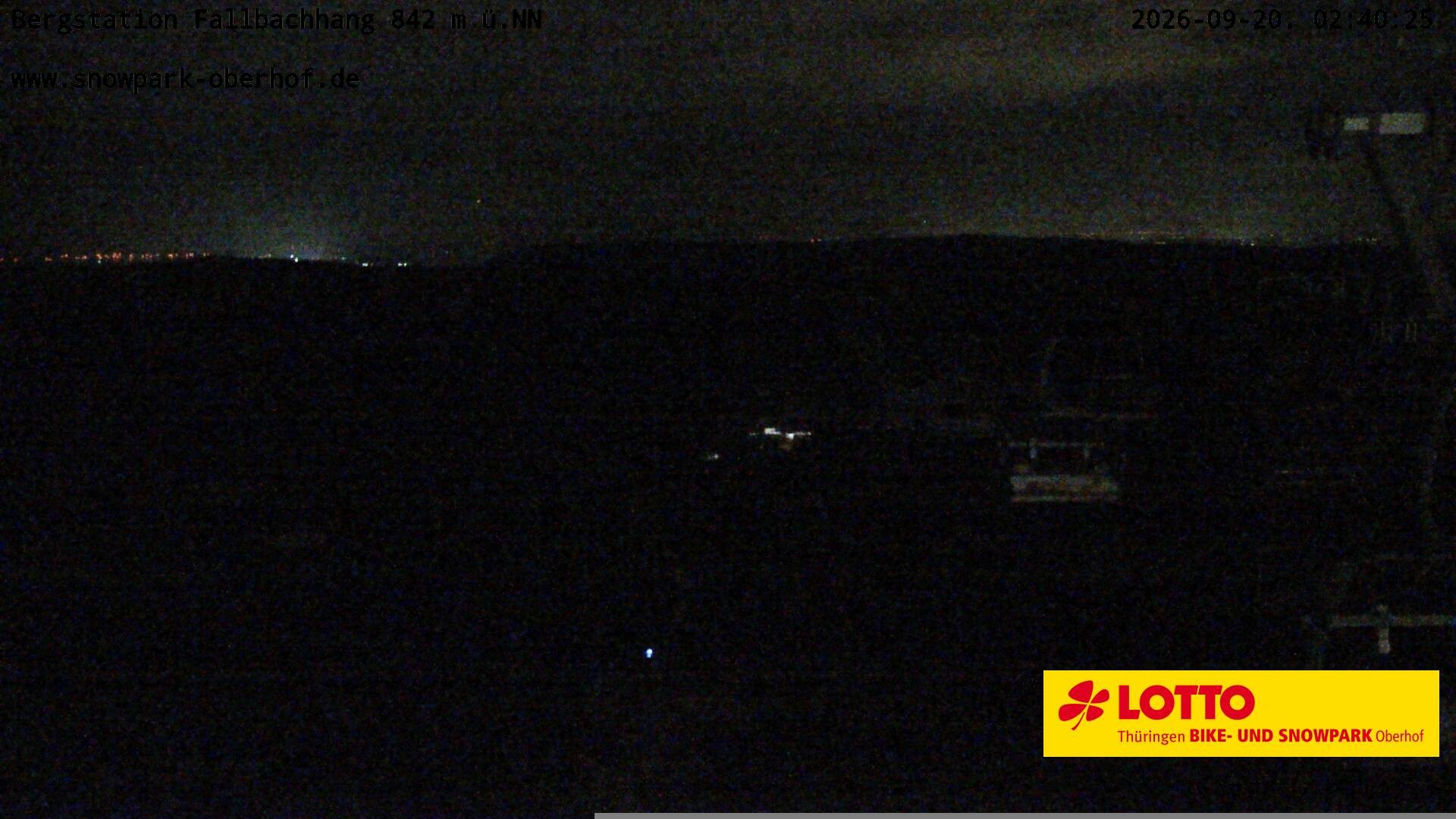 Archiv Foto Webcam Oberhof: Sessellift Fallbachhang Bergstation