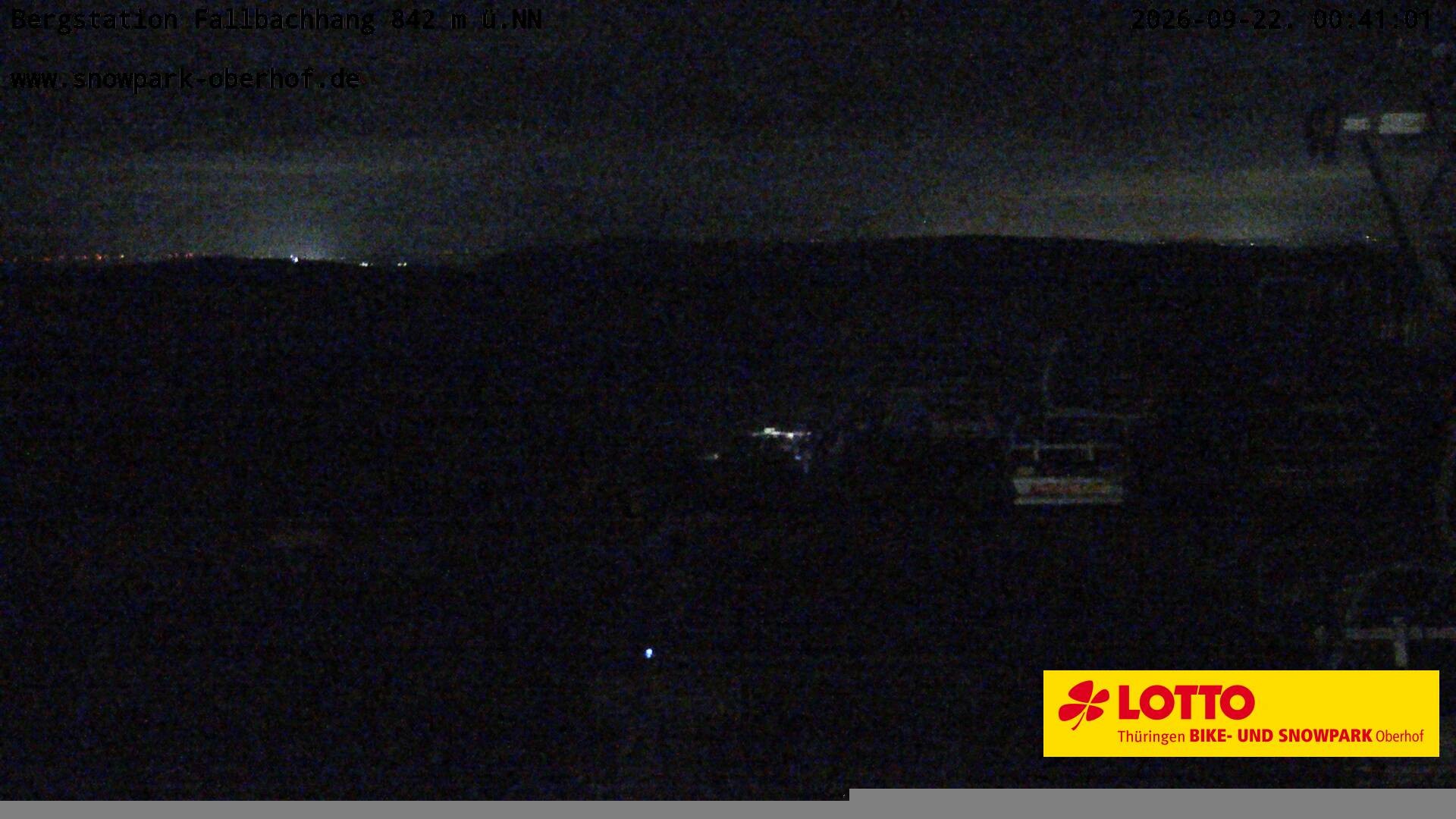 Archiv Foto Webcam Oberhof: Sessellift Fallbachhang Bergstation