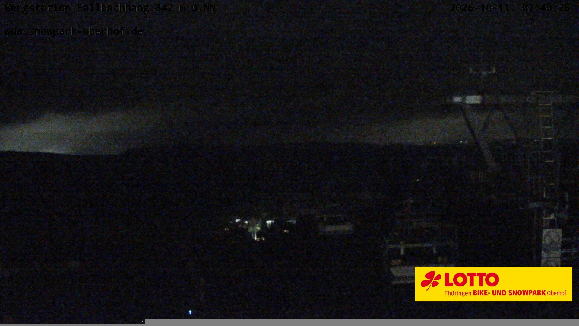 Archiv Foto Webcam Oberhof: Sessellift Fallbachhang Bergstation
