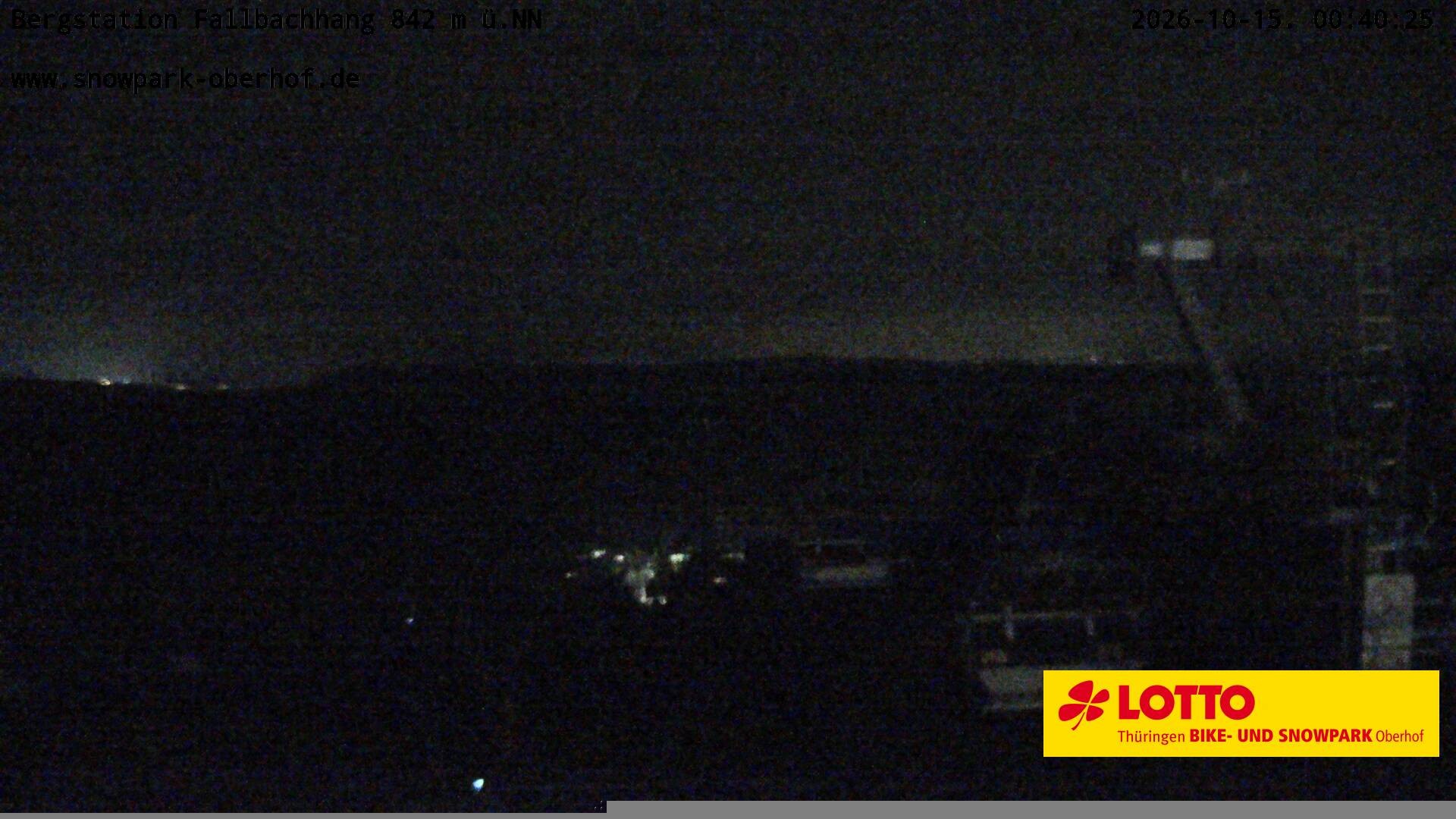 Archiv Foto Webcam Oberhof: Sessellift Fallbachhang Bergstation