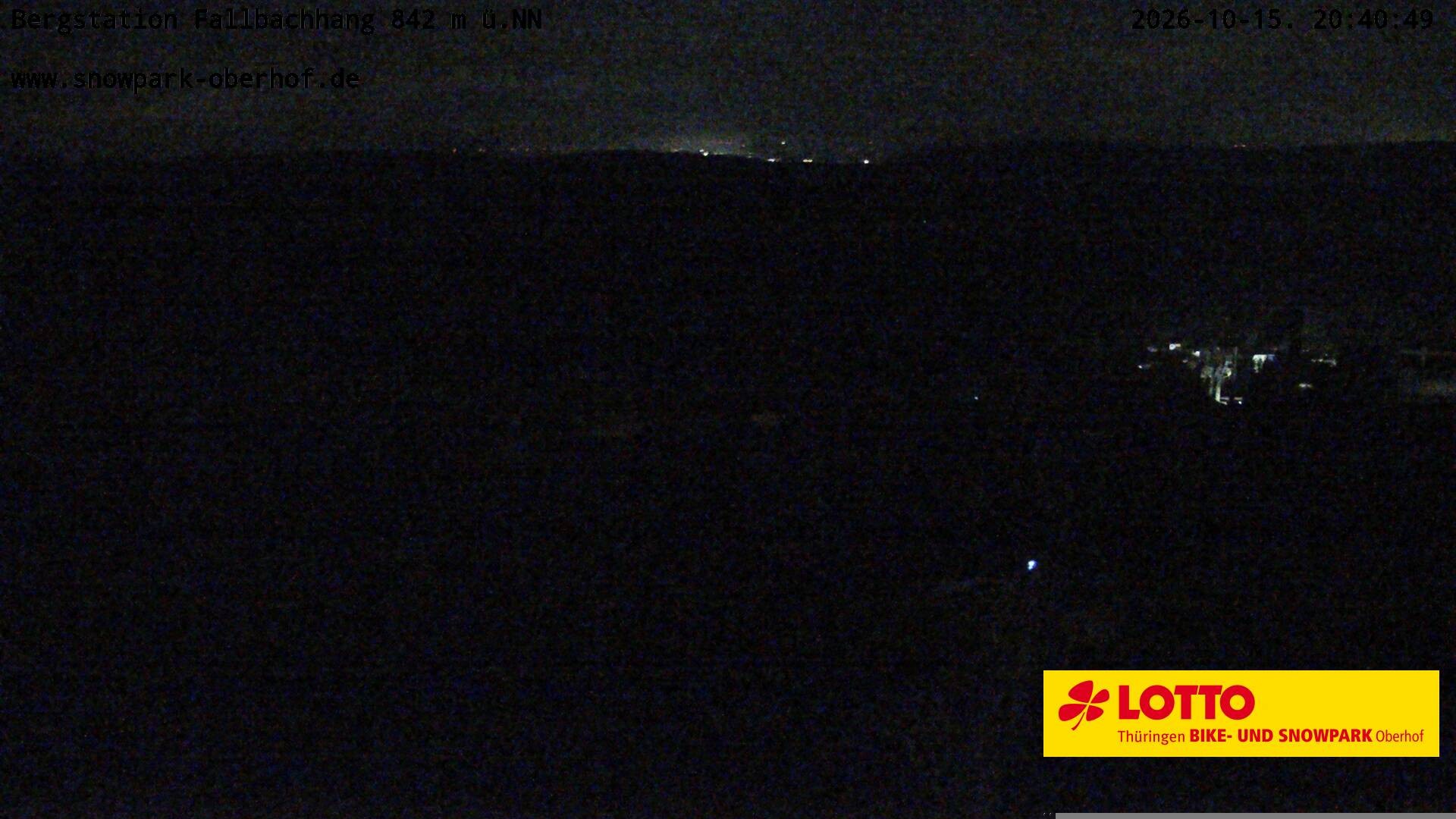 Archiv Foto Webcam Oberhof: Sessellift Fallbachhang Bergstation