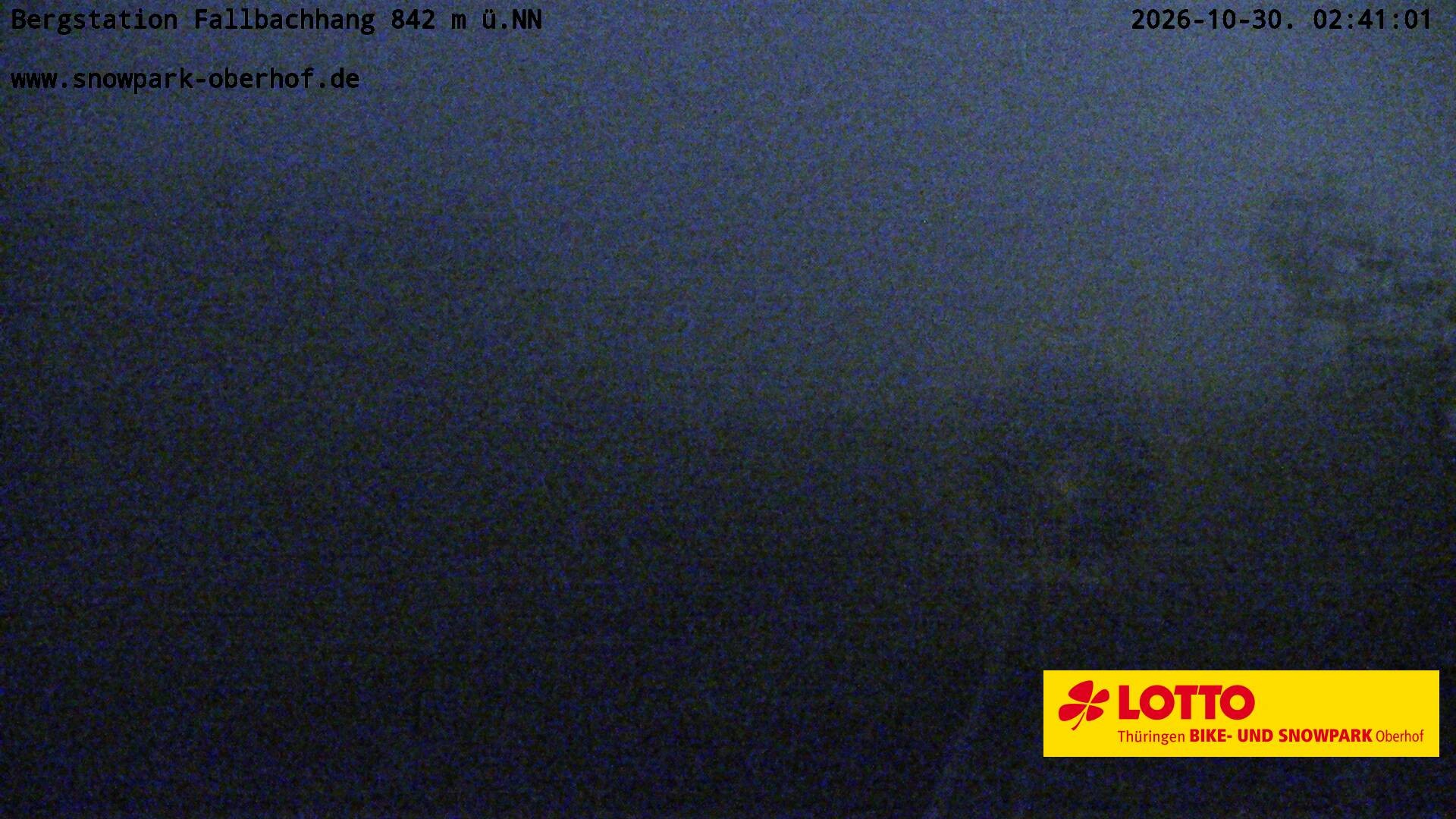 Archiv Foto Webcam Oberhof: Sessellift Fallbachhang Bergstation