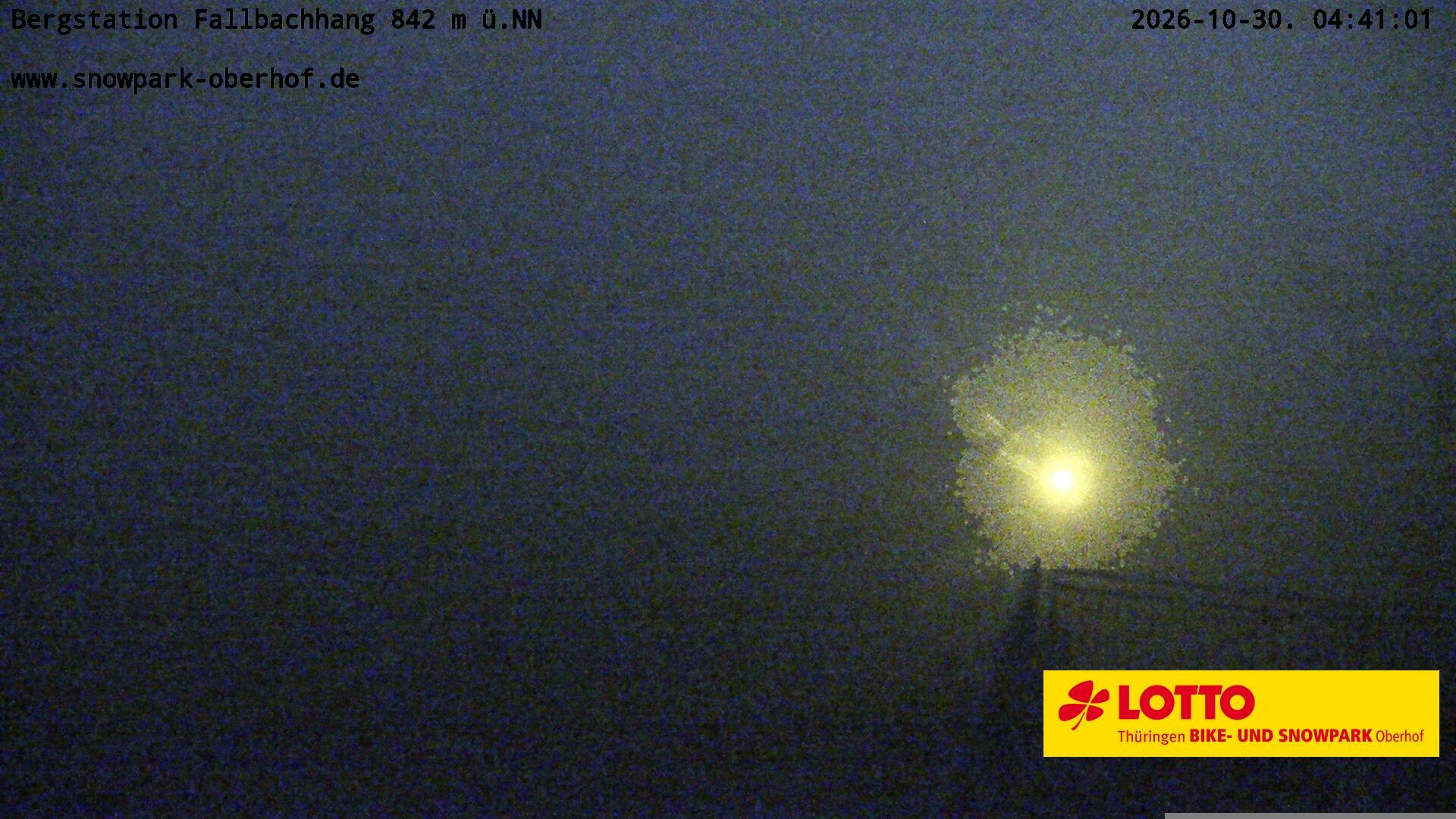 Archiv Foto Webcam Oberhof: Sessellift Fallbachhang Bergstation