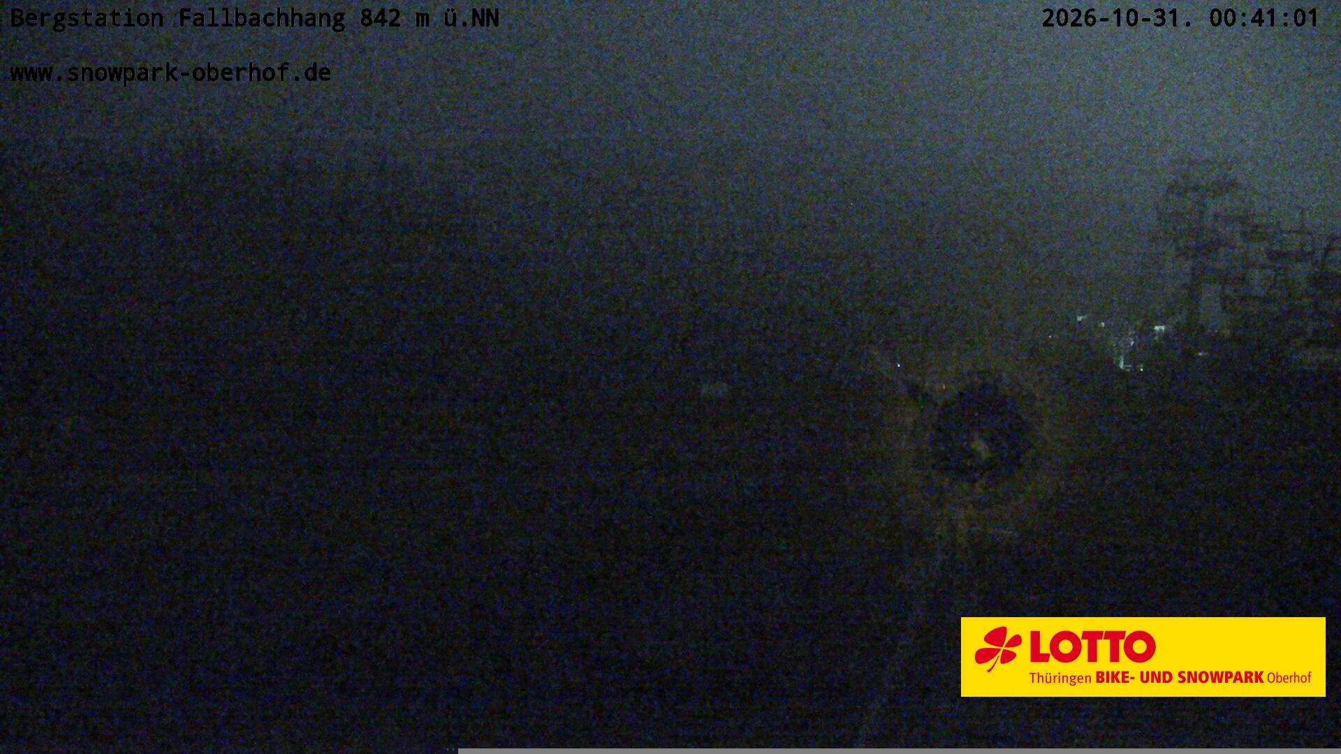 Archived image Webcam Oberhof: Chair Lift Fallbachhang