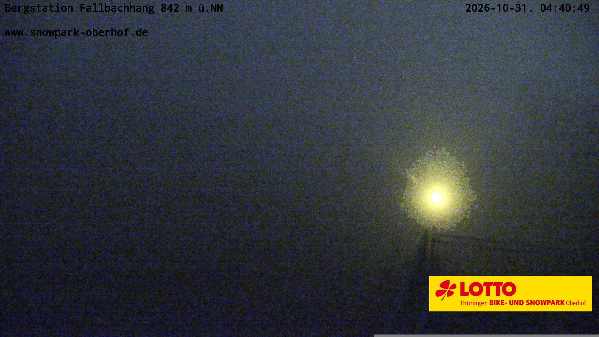 Archived image Webcam Oberhof: Chair Lift Fallbachhang