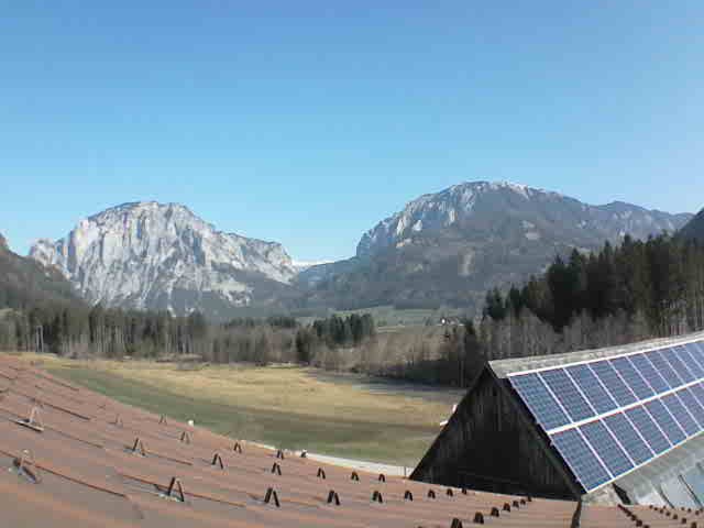 Archiv Foto Webcam Tragöß Angererhof - Blick Norden