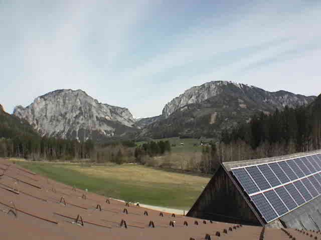 Archiv Foto Webcam Tragöß Angererhof - Blick Norden