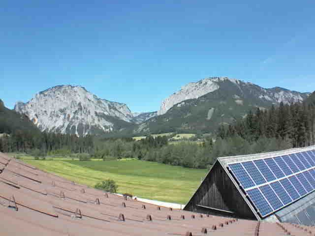 Archiv Foto Webcam Tragöß Angererhof - Blick Norden