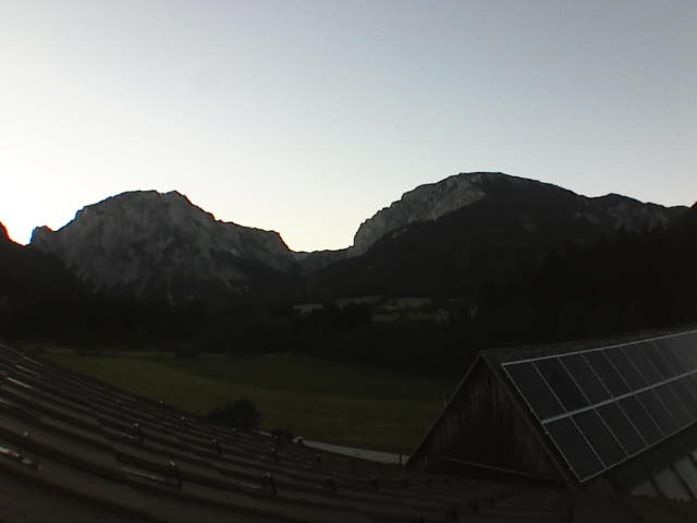 Archiv Foto Webcam Tragöß Angererhof - Blick Norden