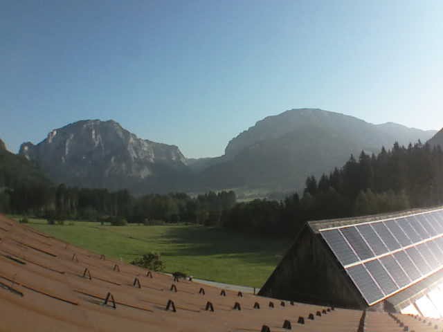 Archiv Foto Webcam Tragöß Angererhof - Blick Norden