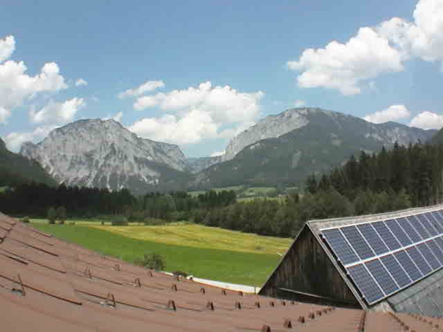 Archiv Foto Webcam Tragöß Angererhof - Blick Norden